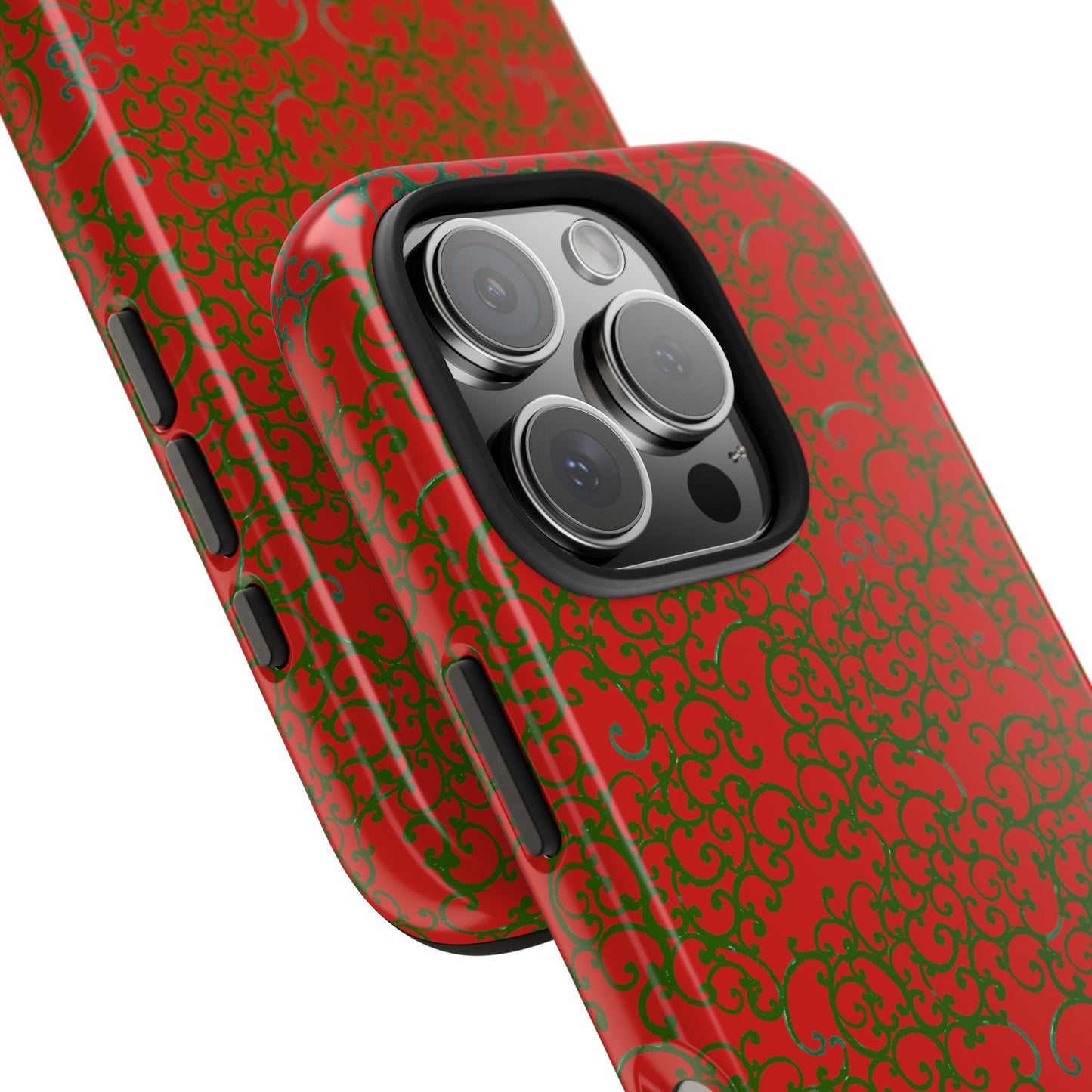 Scrollie Red / Green Phone Case