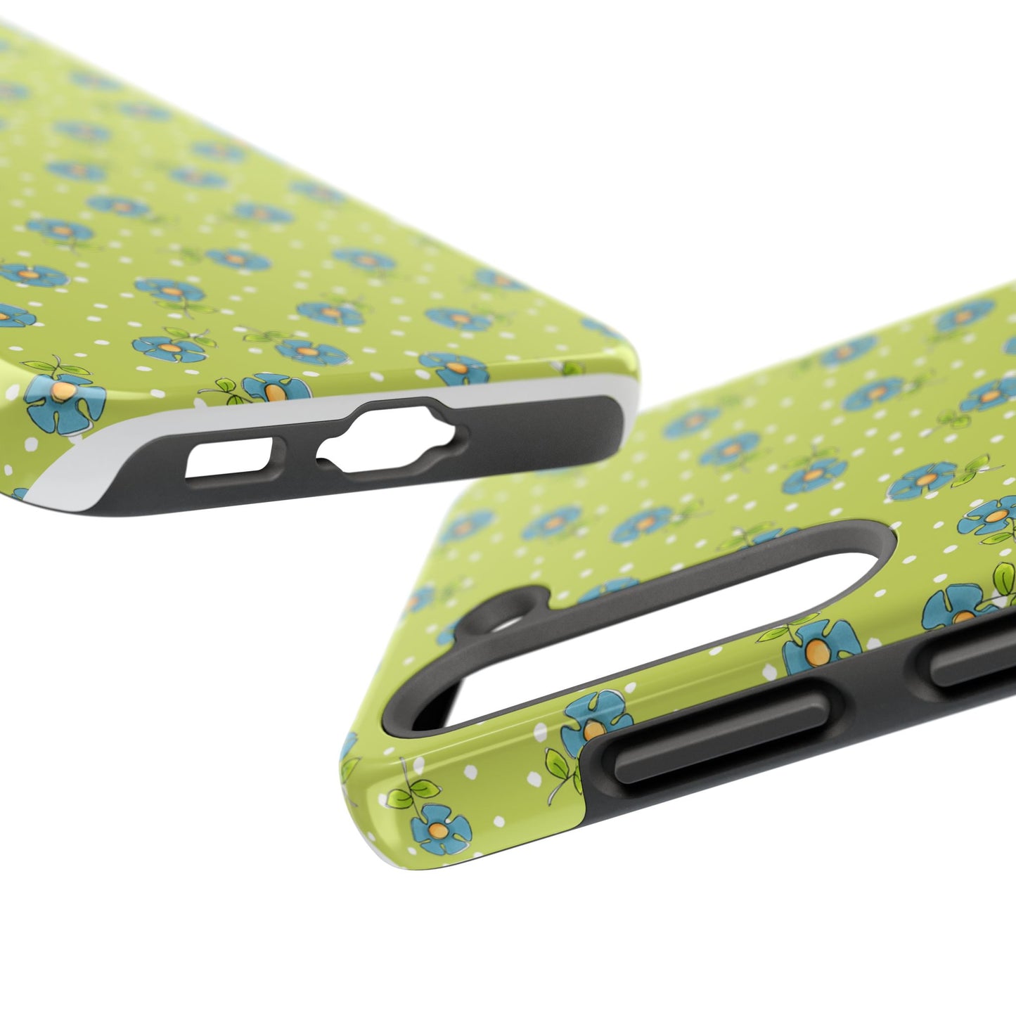 Daisy Dots Green Phone Case