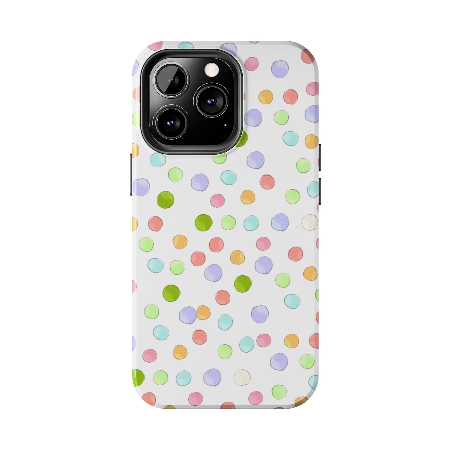 Happy Dots White Phone Case