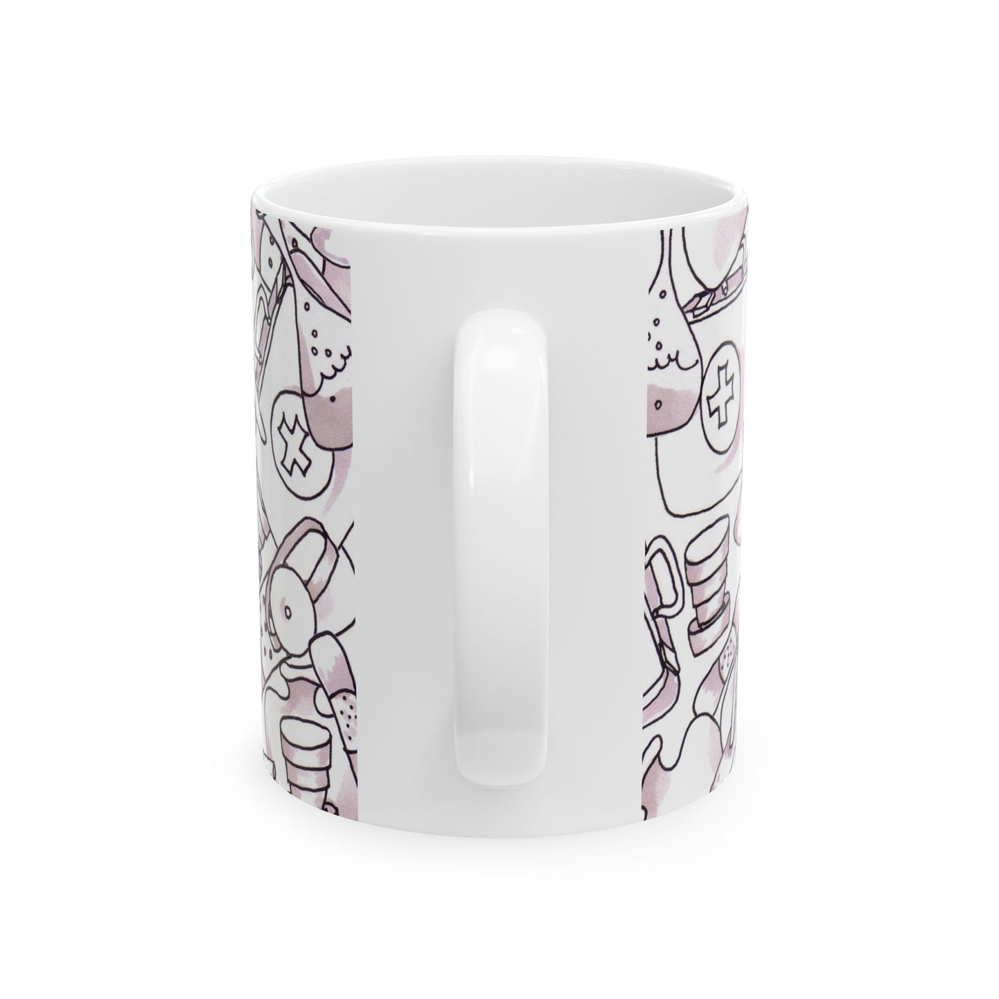 Med Stuff White Cup