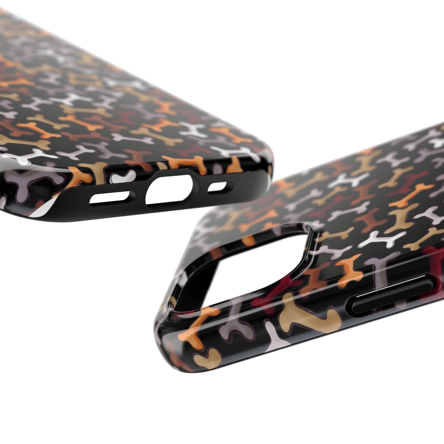 Dog Bones Black Phone Case