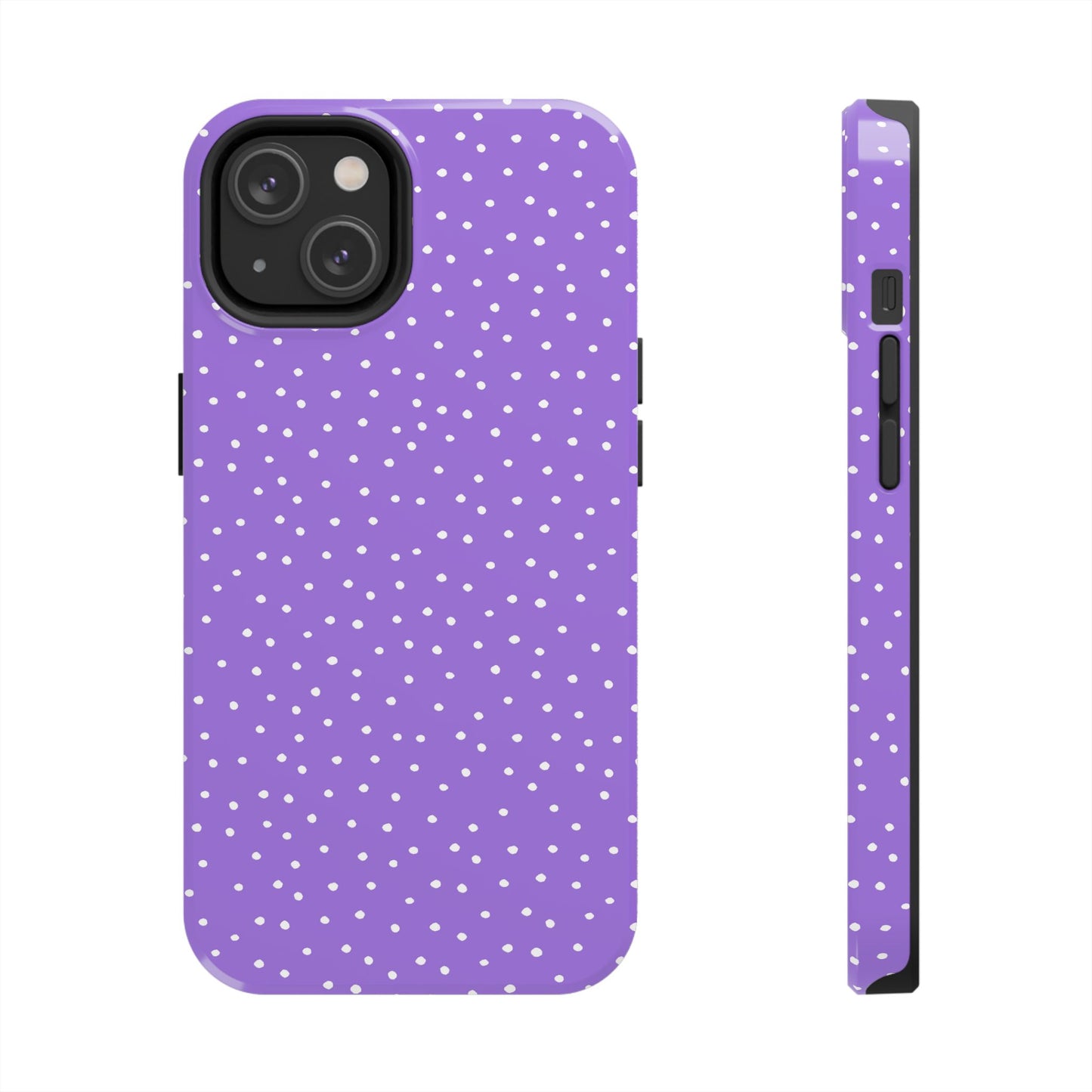 Dinky Dots Lilac / White Phone Case