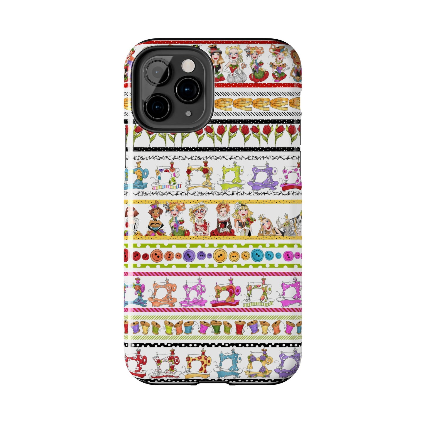 Curious Border White Phone Case