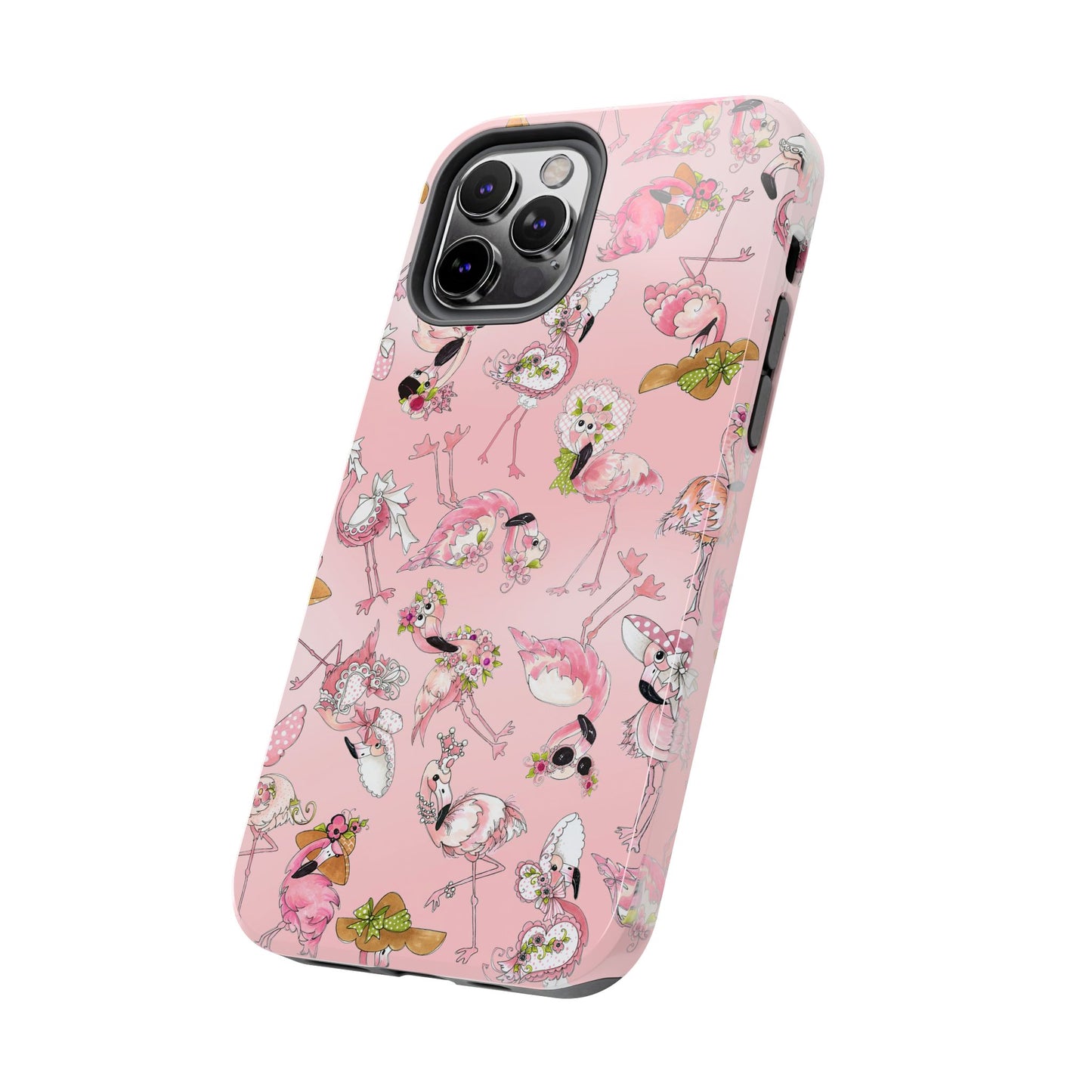 Tossed Flams Pink Phone Case