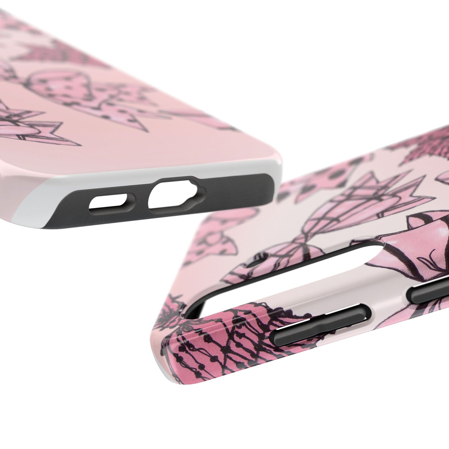 Cat Bows Pink Phone Case