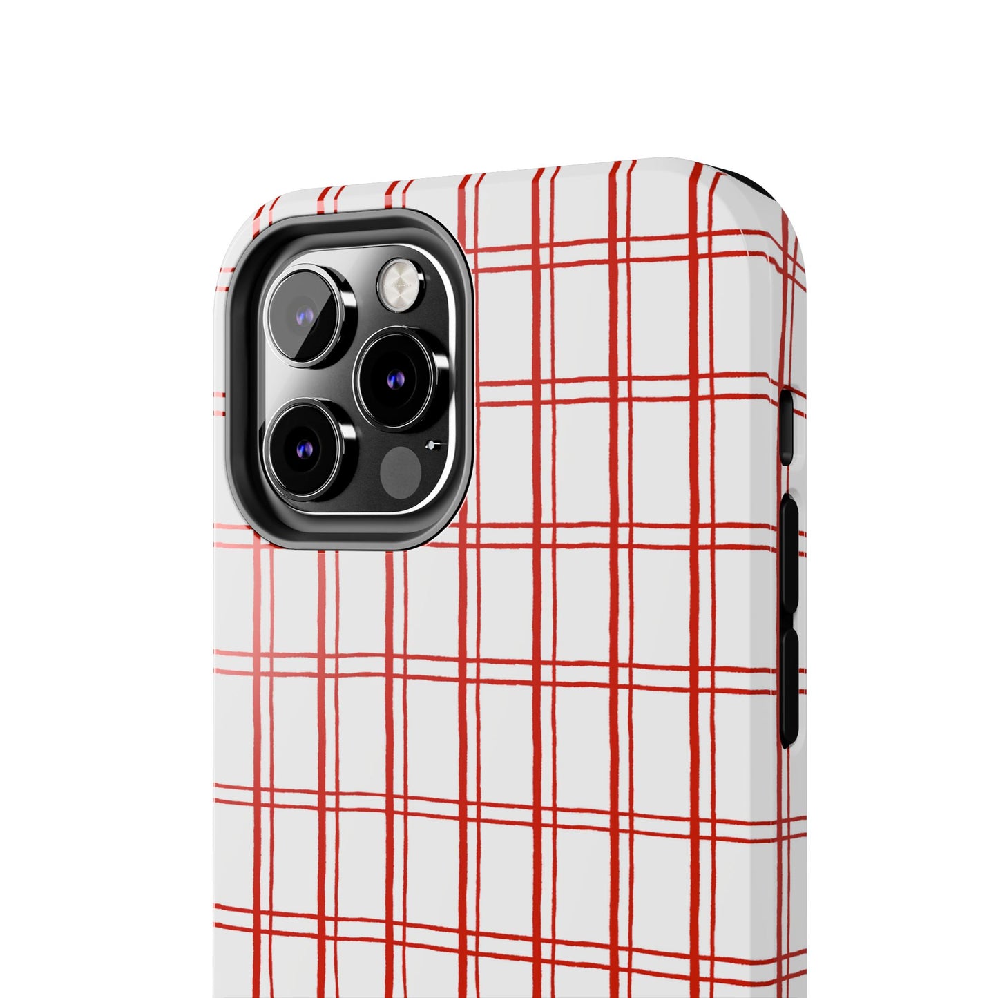Kitchen Plaid White / Red Phone Case