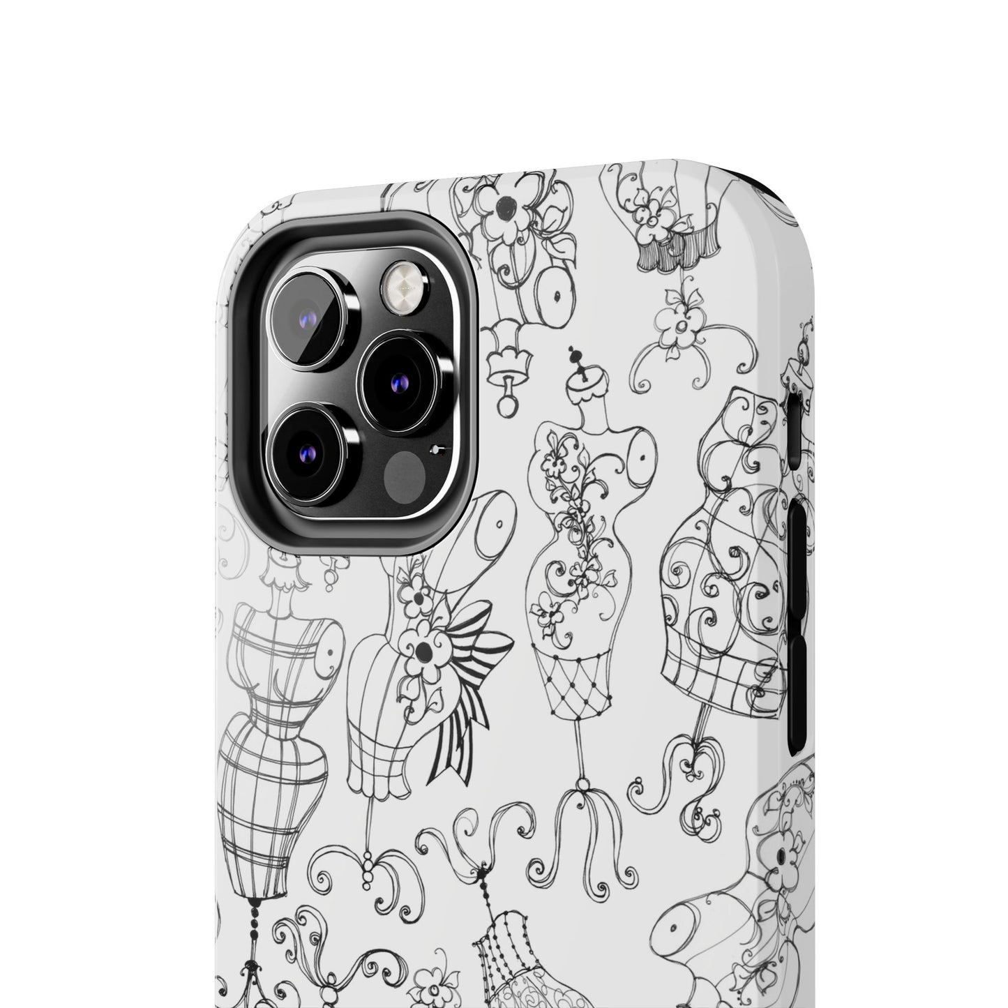 Mannequinique White / Black Phone Case