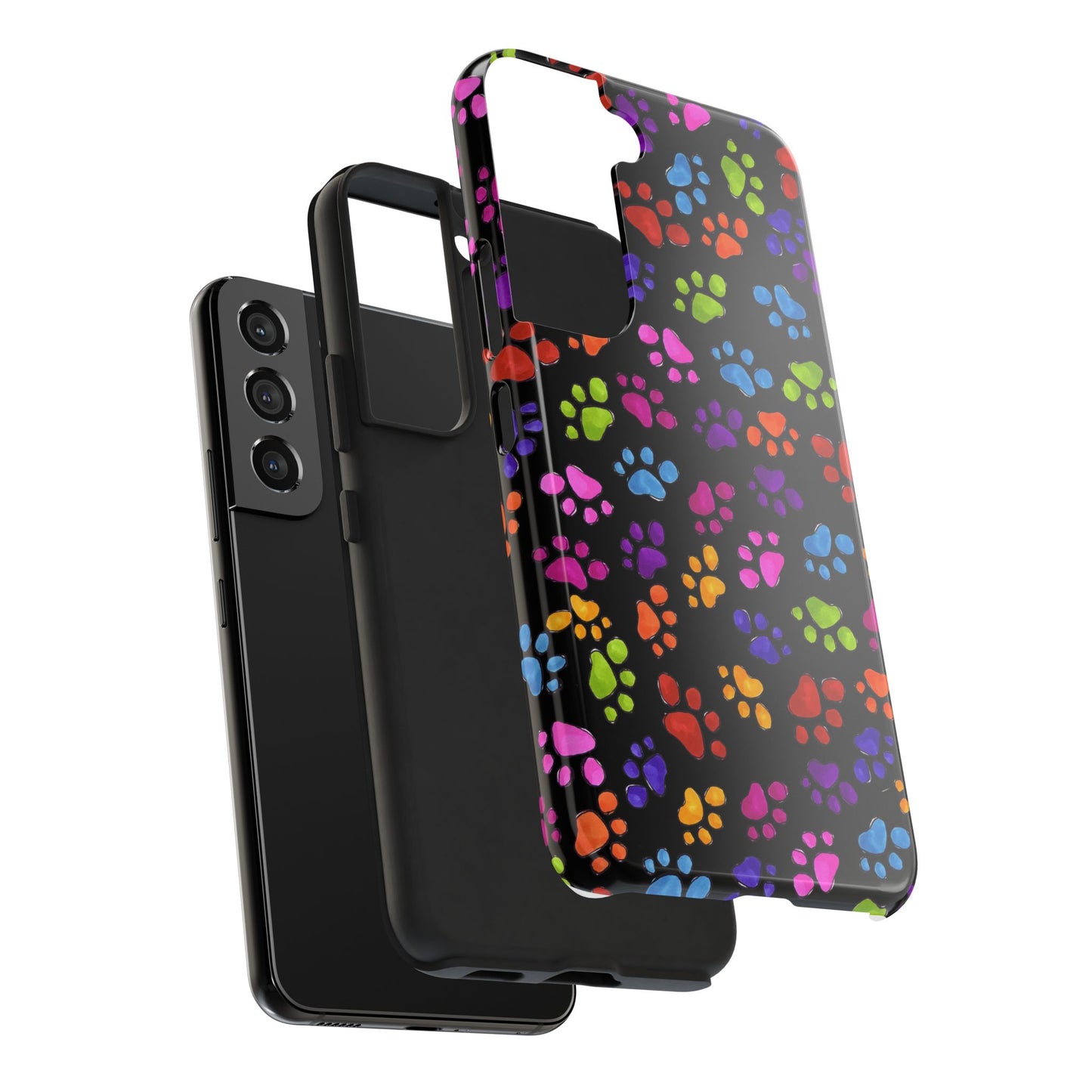 Fancy Paws Black Phone Case