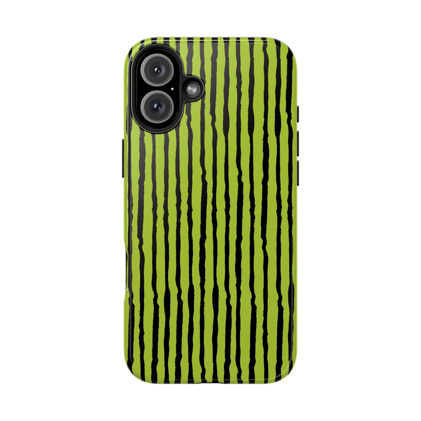 Sorta Stripe Green / Black Phone Case