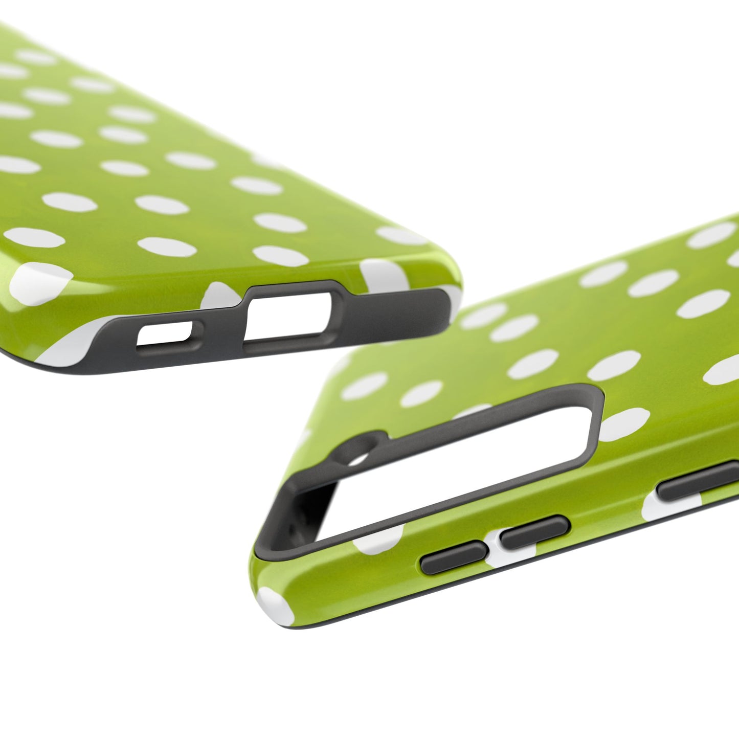 Jumbo Dots Green / White Phone Case