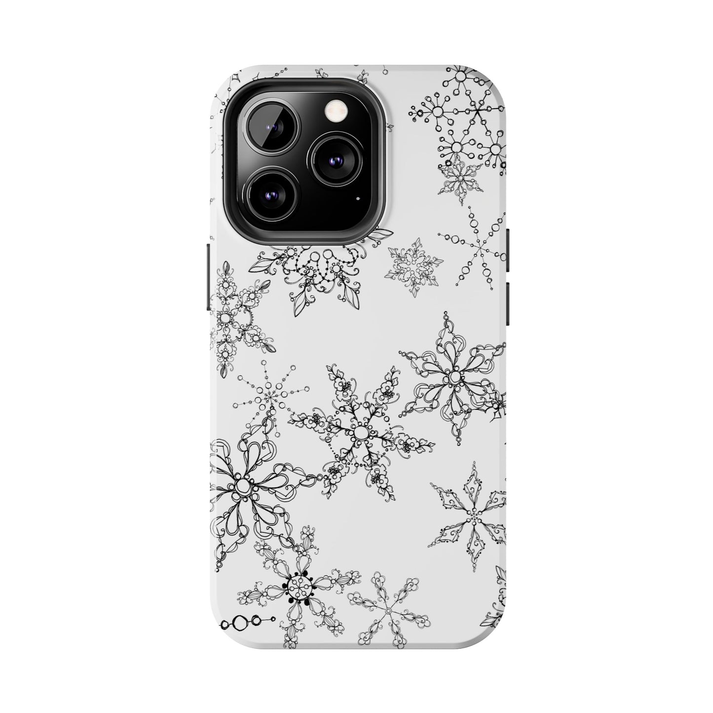 Random Flakes White Phone Case