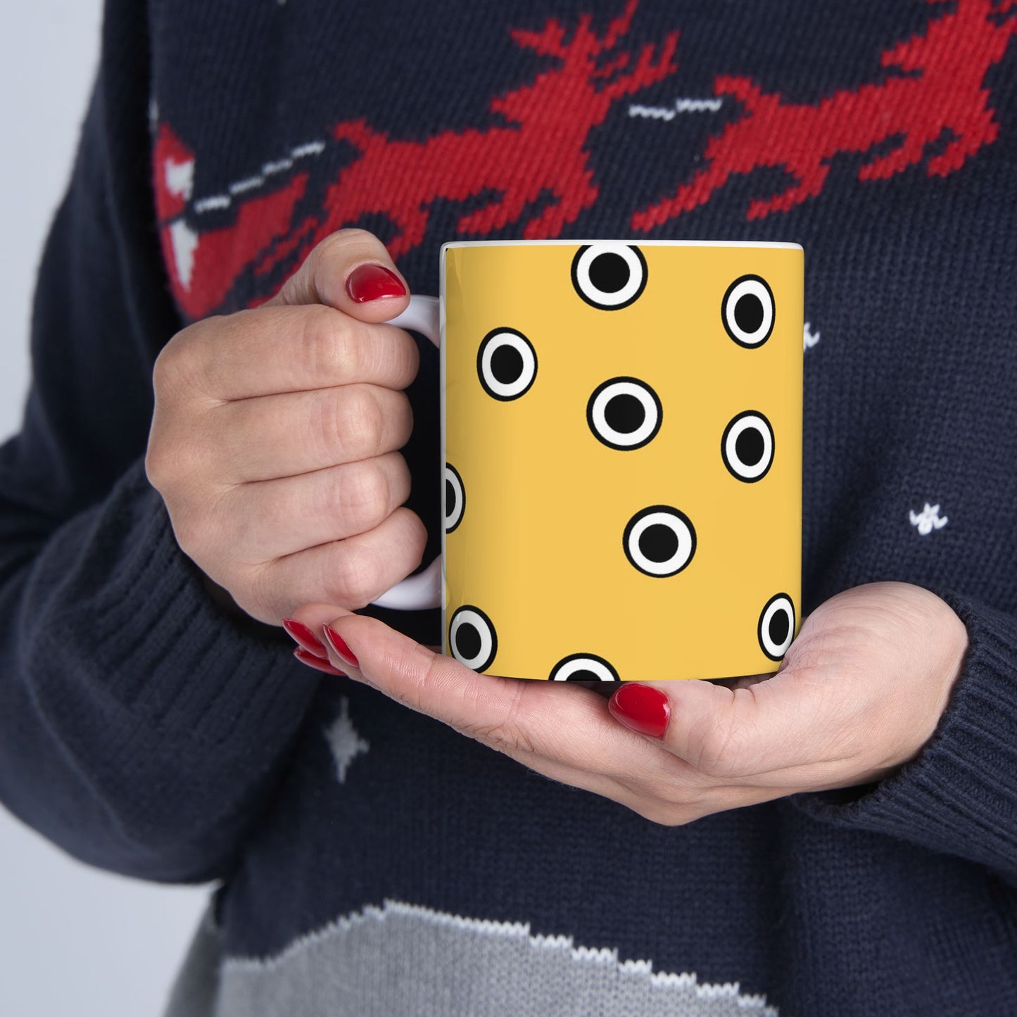 CD Dots Yellow / Black Cup