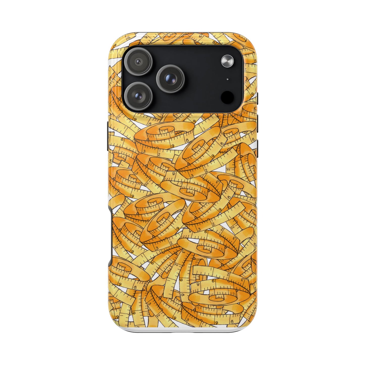 Tape Storm White / Yellow Phone Case