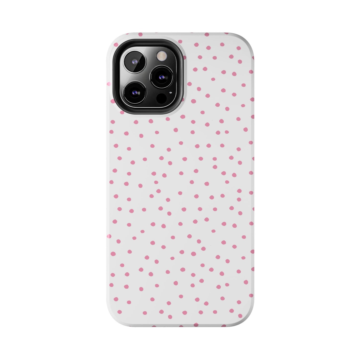 Dinky Dots White / Pink Phone Case