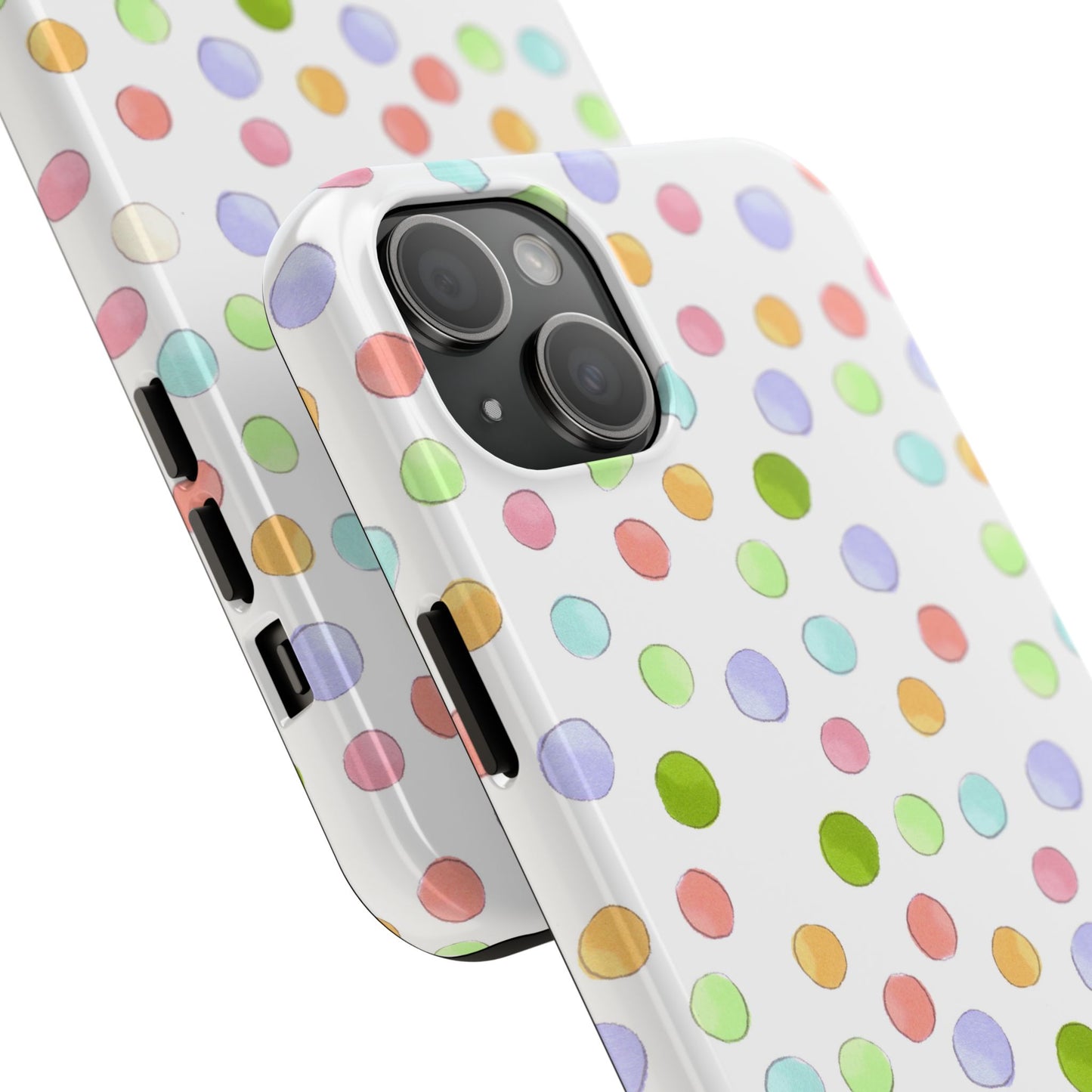 Happy Dots White Phone Case