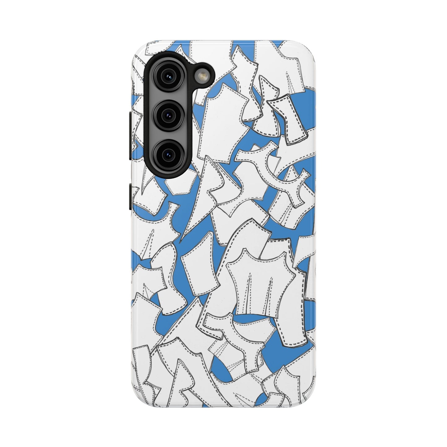 Pattern Pieces Turquoise Phone Case