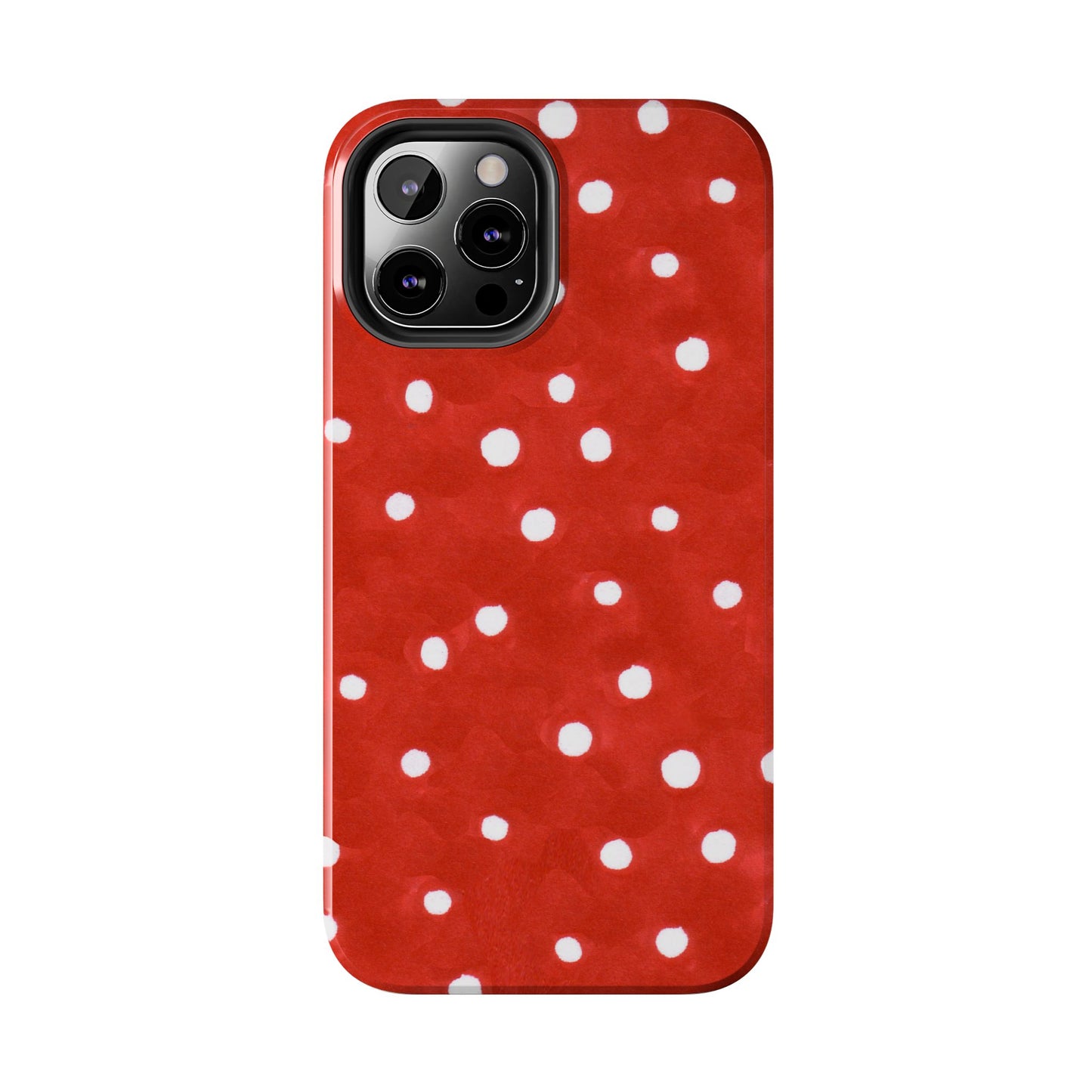 Dots Red Phone Case