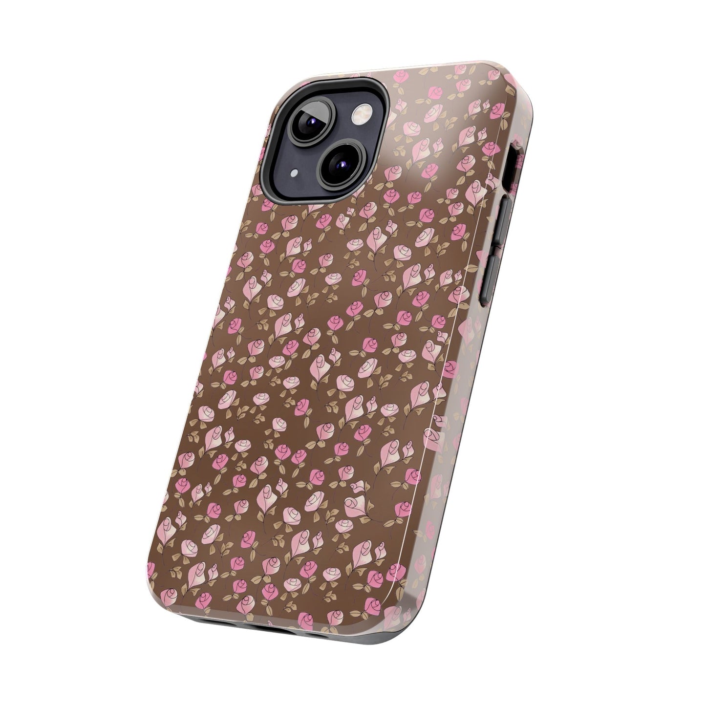 Little Bitty Roses Chocolate Phone Case