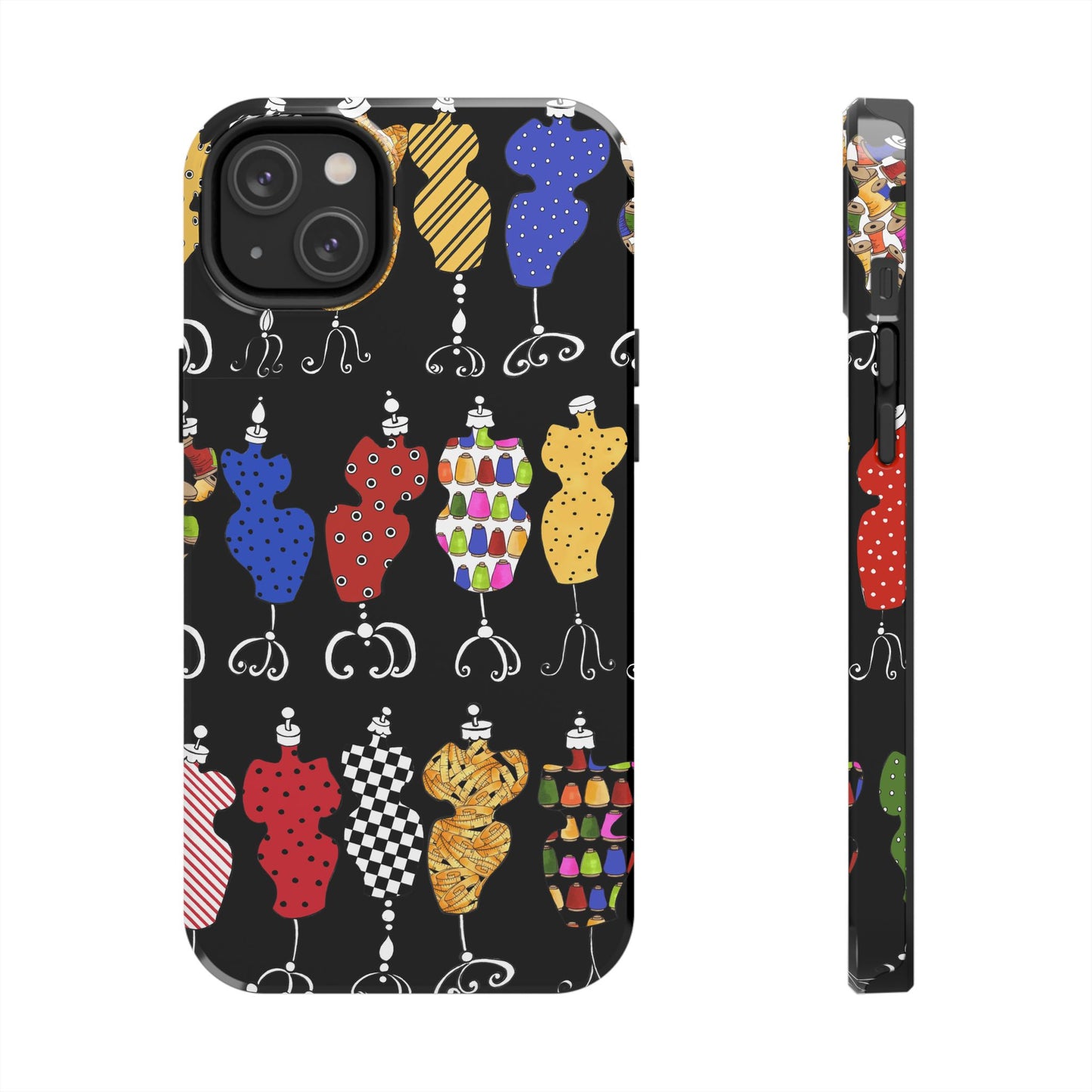 Go Figure Black / Multi Phone Case