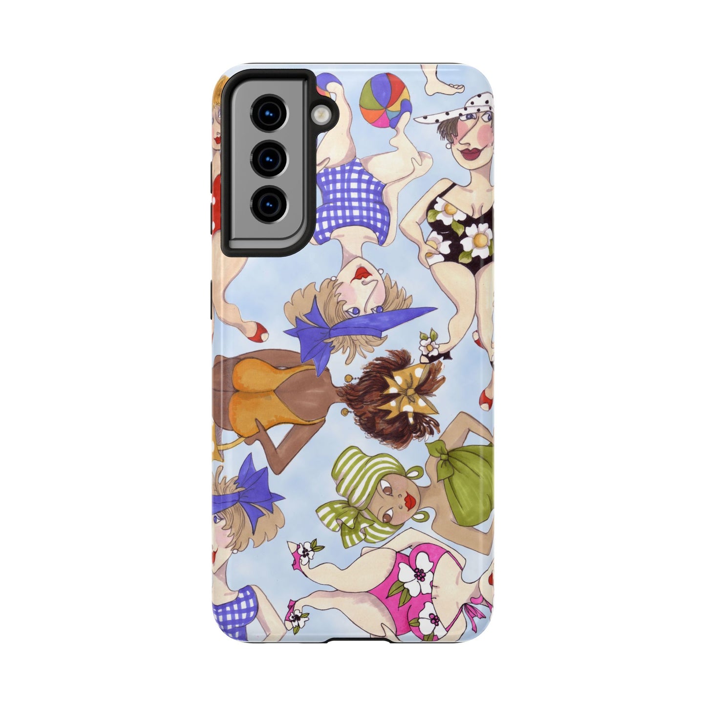Bathing Beauties Blue Sky Phone Case