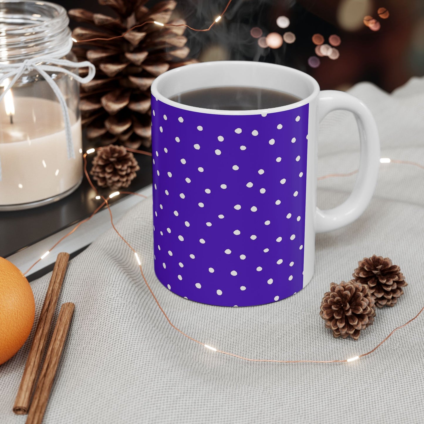 Dinky Dots Blue / White Cup