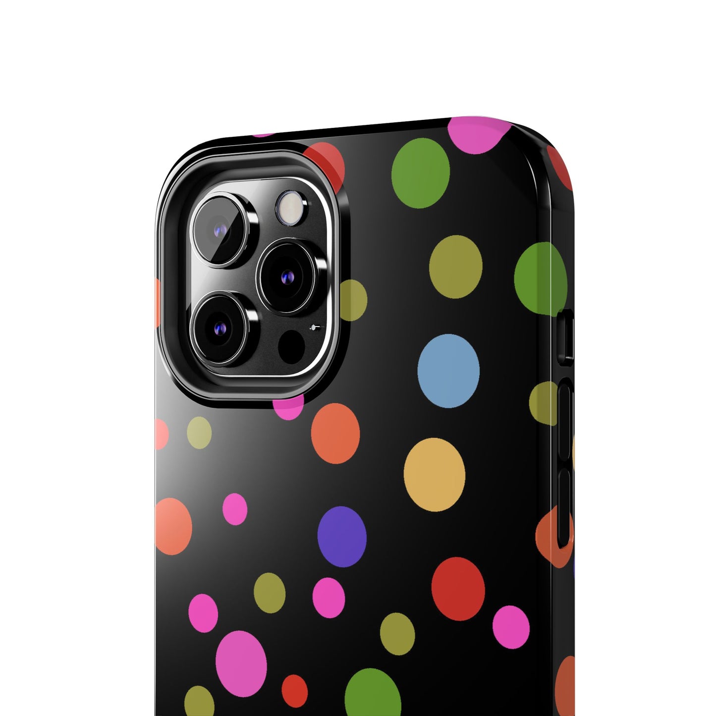 Dot Assortment Black Phone Case