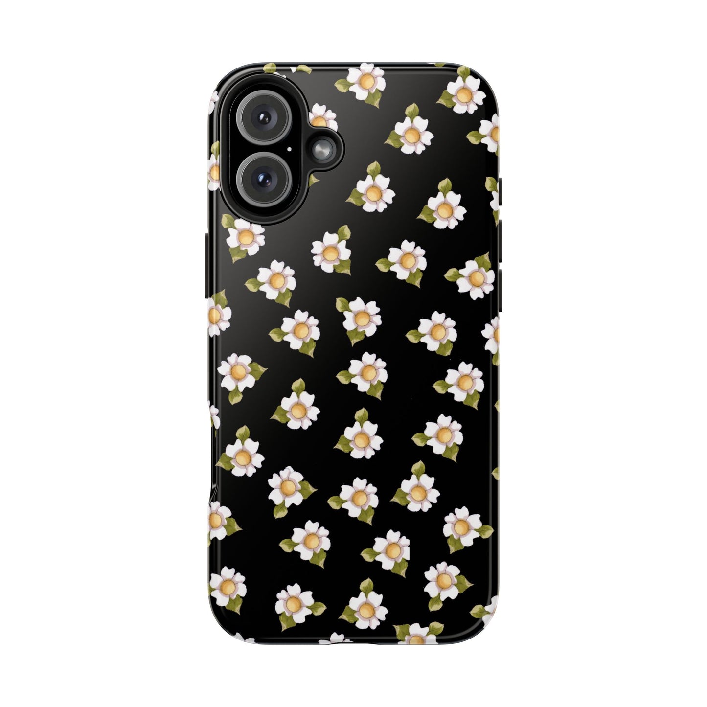 Daisies Black Phone Case