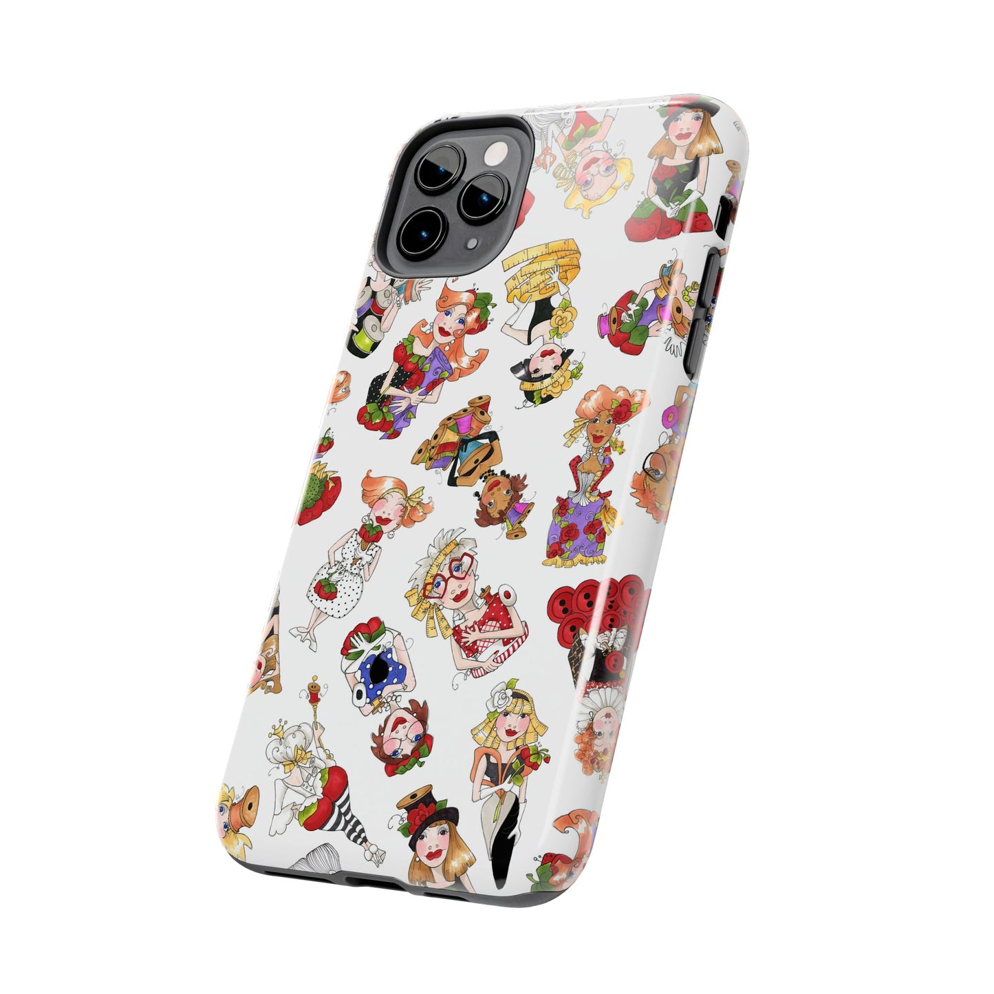 Curious Toss White Phone Case
