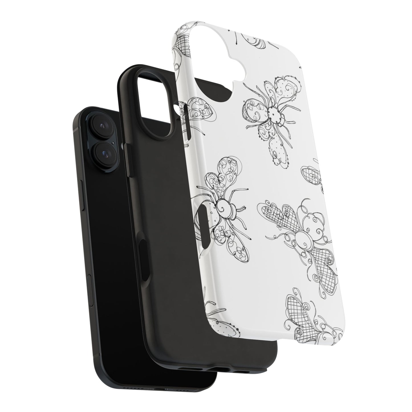 Busy Bees White Phone Case