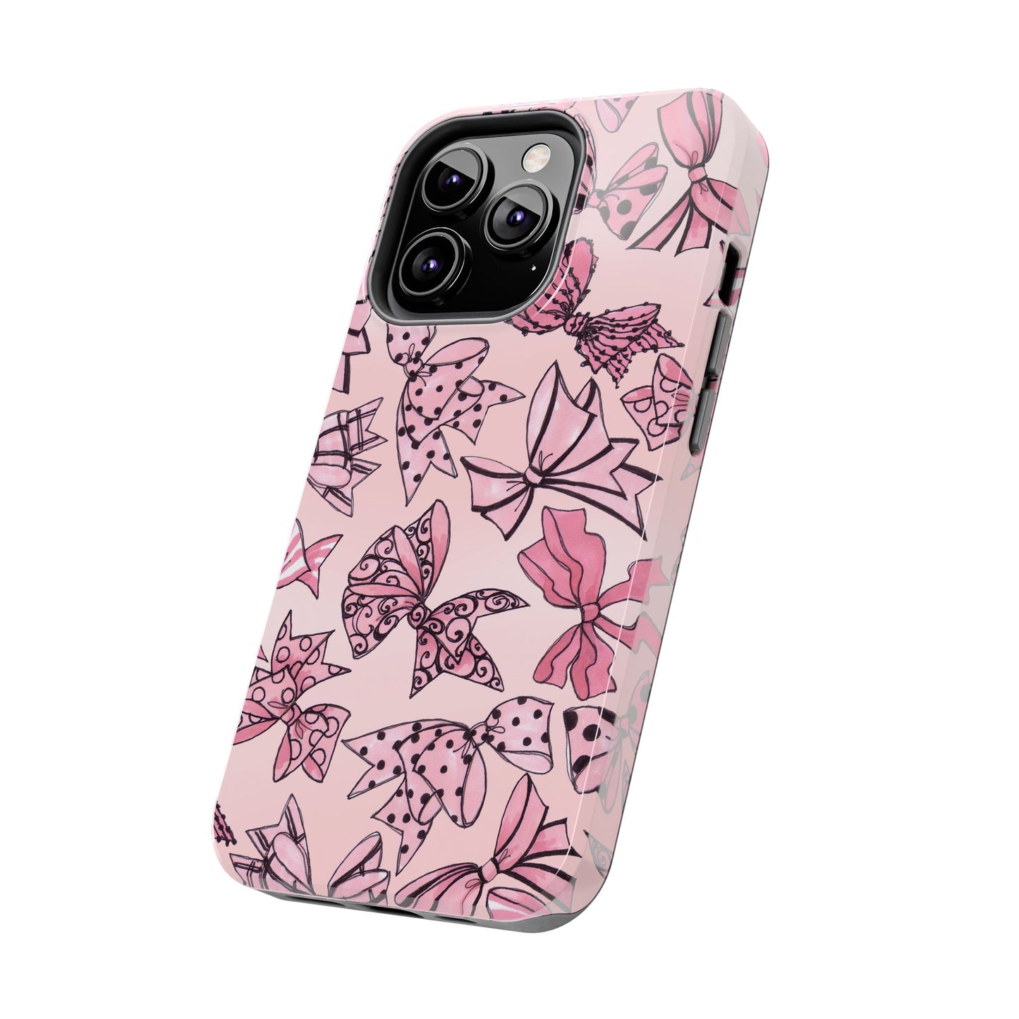 Blushing Bows Pink Sky Phone Case