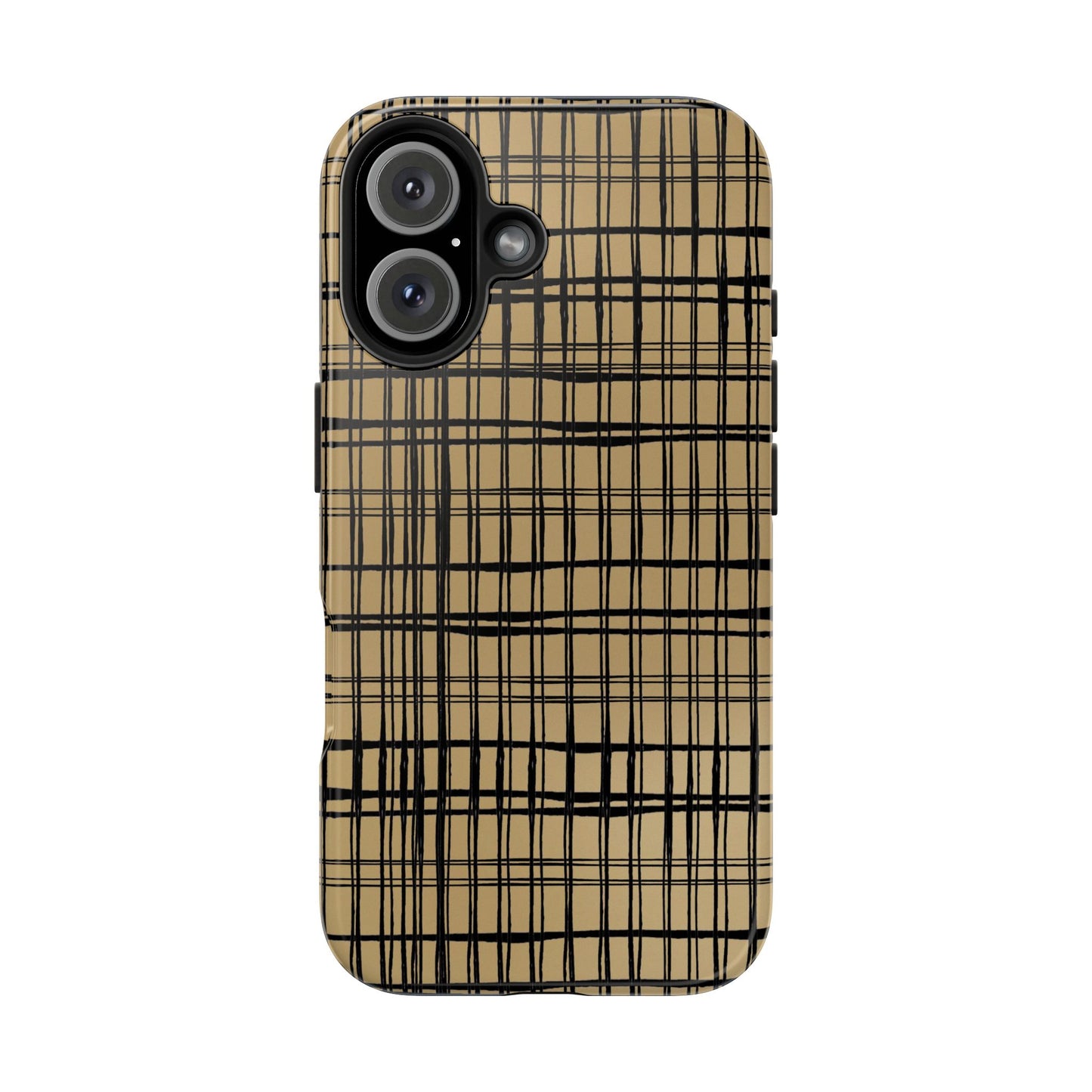 Doggie Fence Tan Phone Case