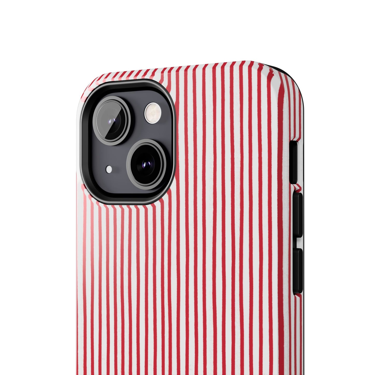 Candy Stripe White / Red Phone Case