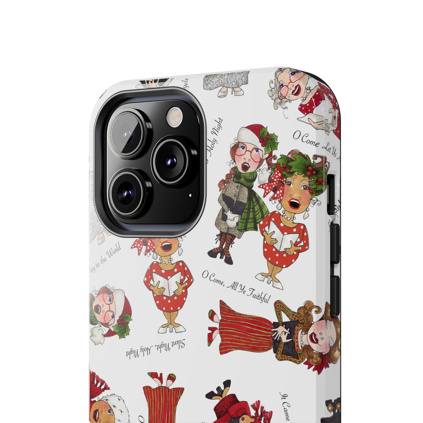 Tossed Carolers Phone Case