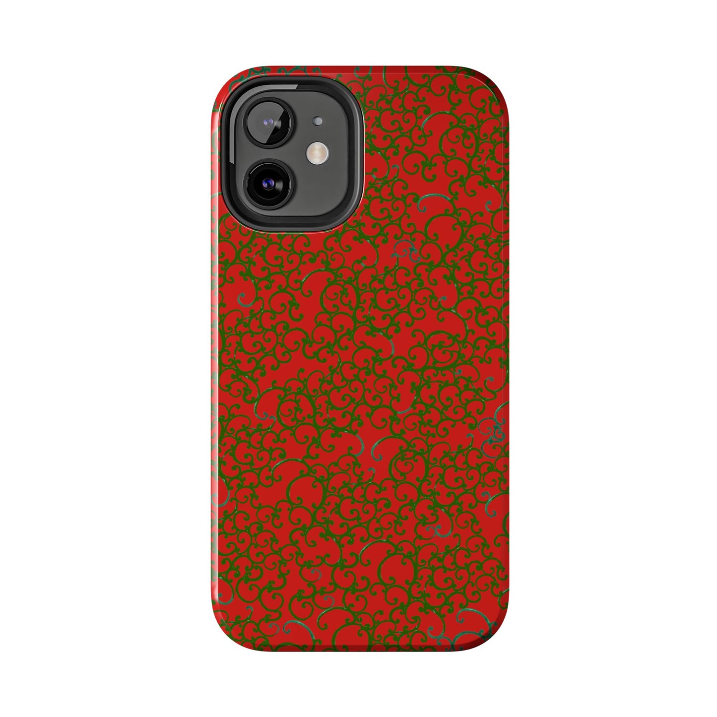 Scrollie Red / Green Phone Case