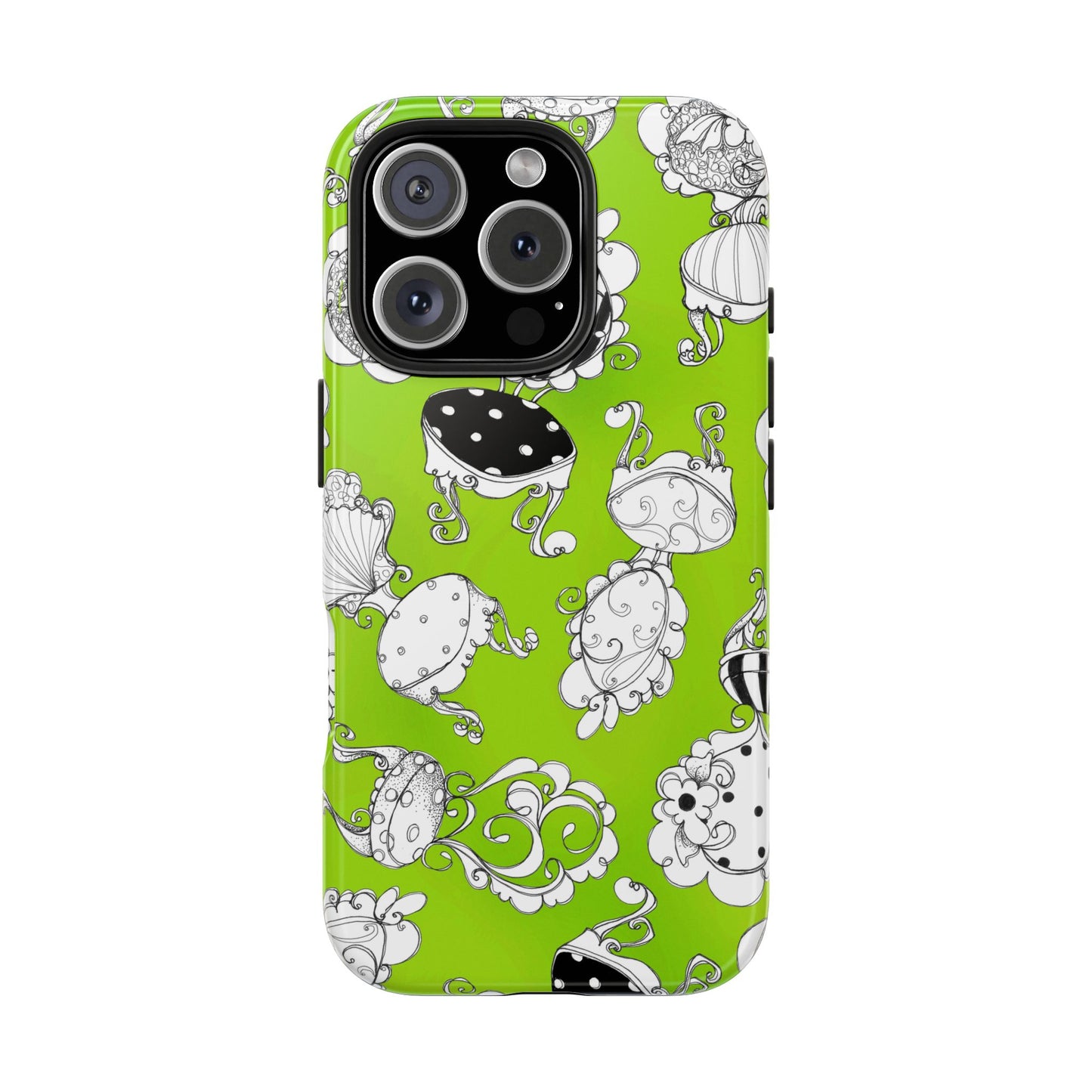 Bistro Chairs Lime Phone Case