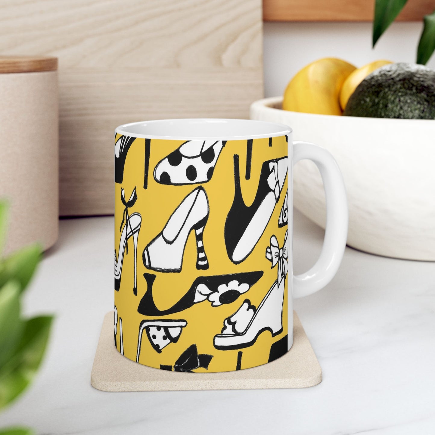 A Few Shoes Yellow Cup