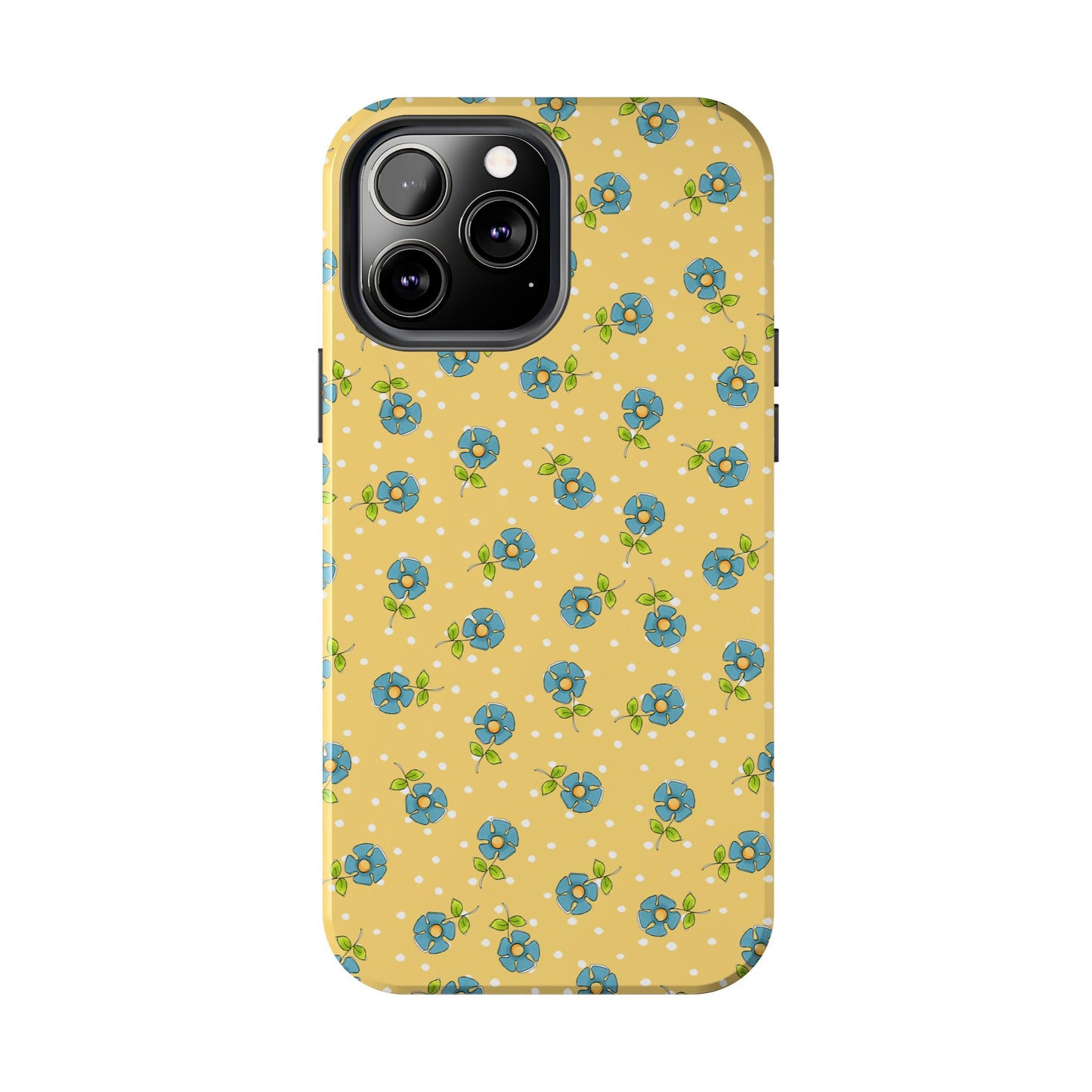 Daisy Dots Yellow Phone Case