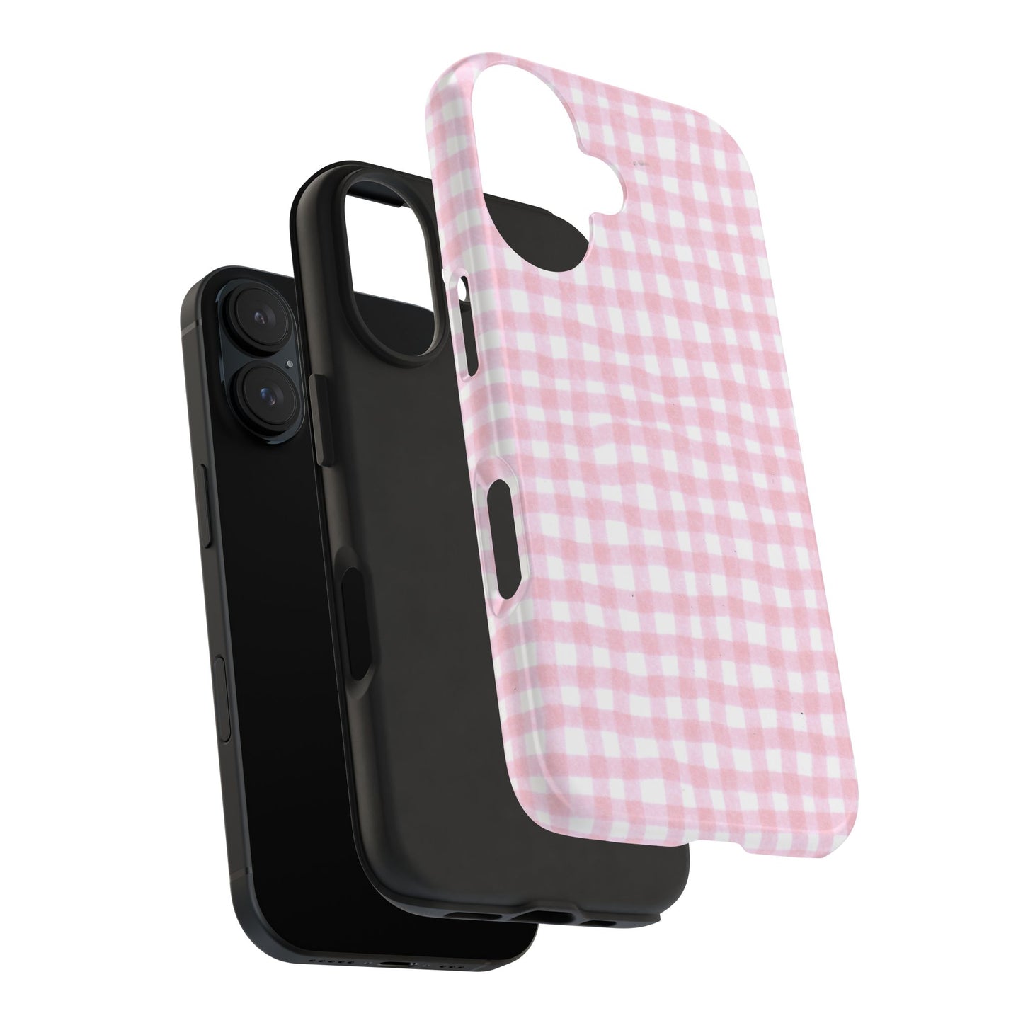Wonky Chipper Check Pink Phone Case