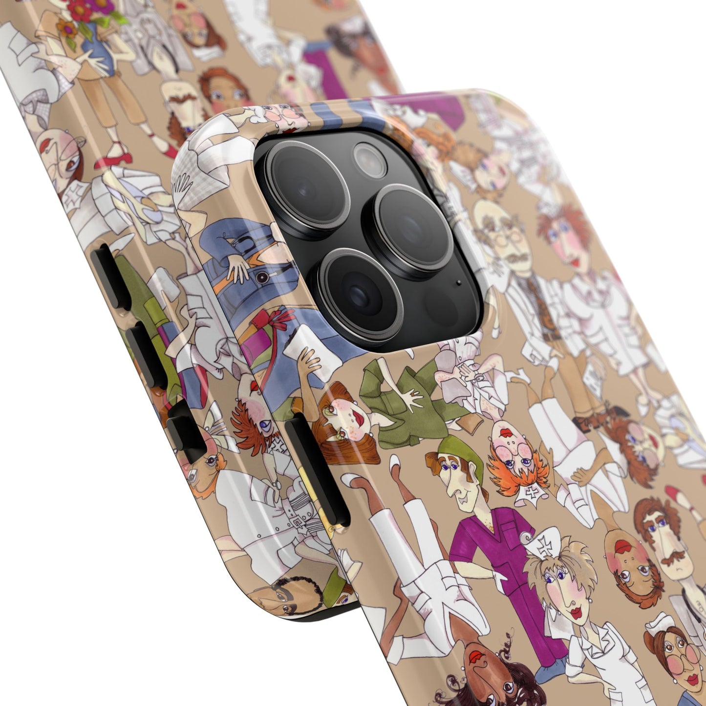 Diverse Nurse Khaki Phone Case
