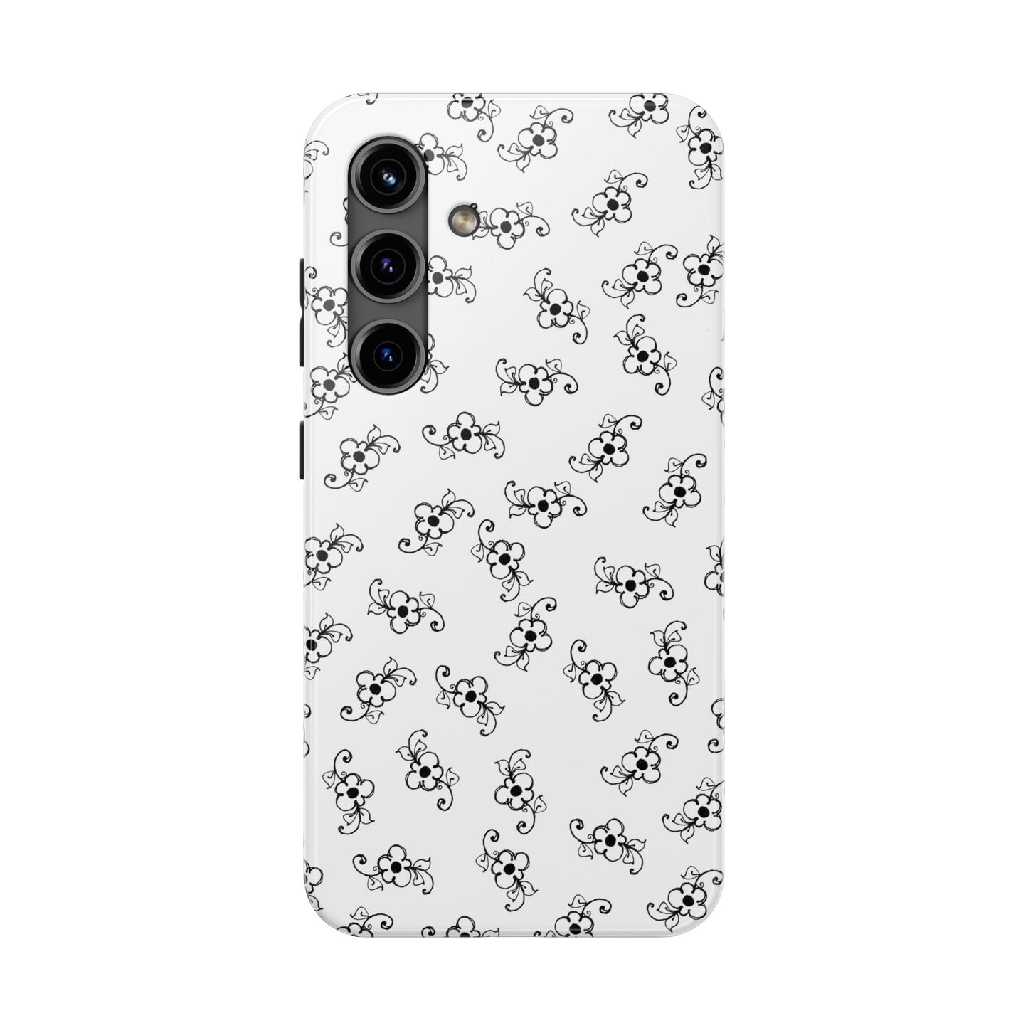 Favorite Daisies White / Black Phone Case