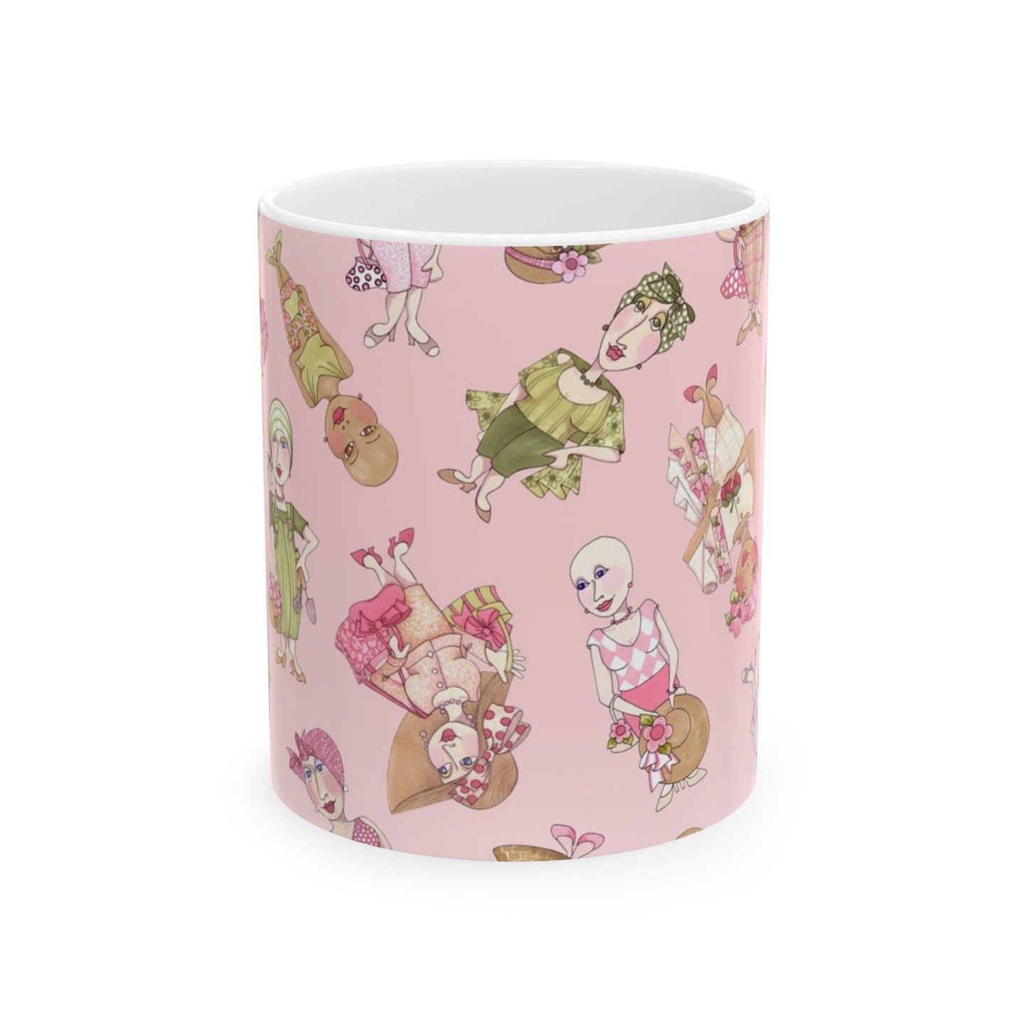 Tossed Ladies Pink Cup