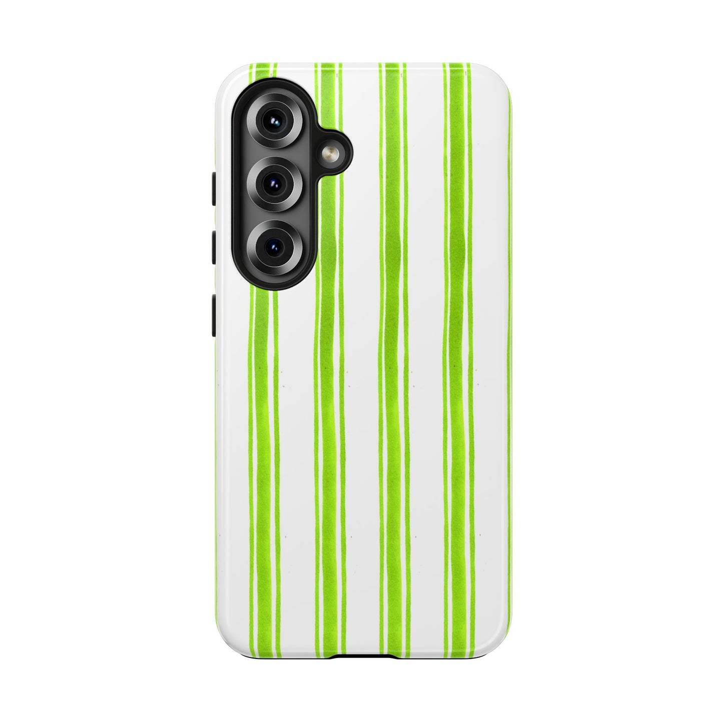 Awning Stripe Lime Phone Case