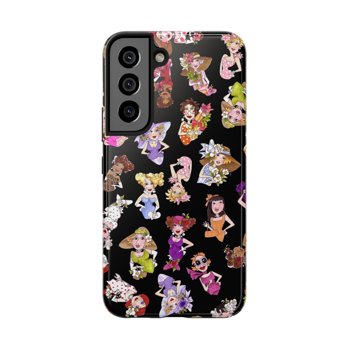 Fast Women Tossed Black Phone Case