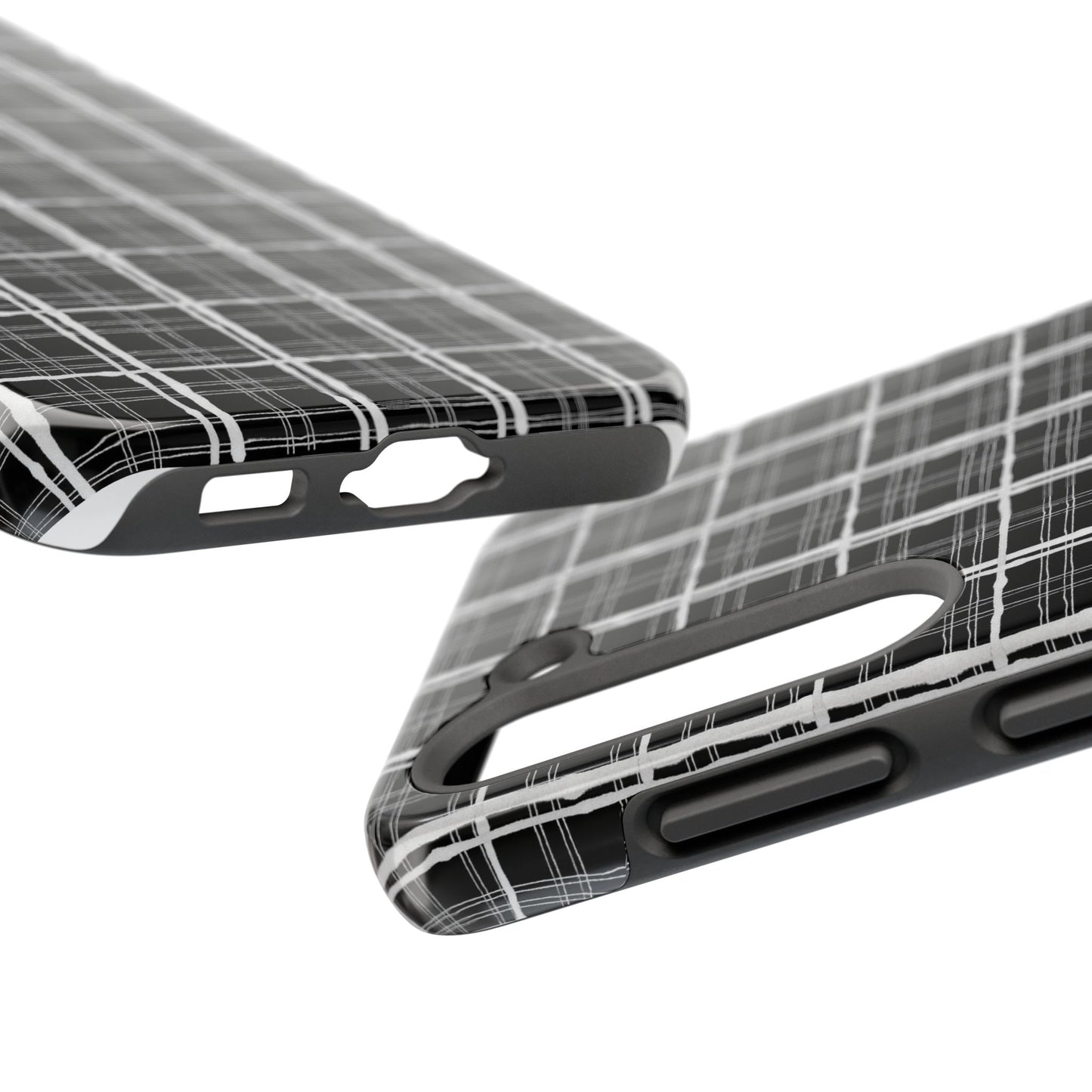 Sophistiplaid Black / White Phone Case