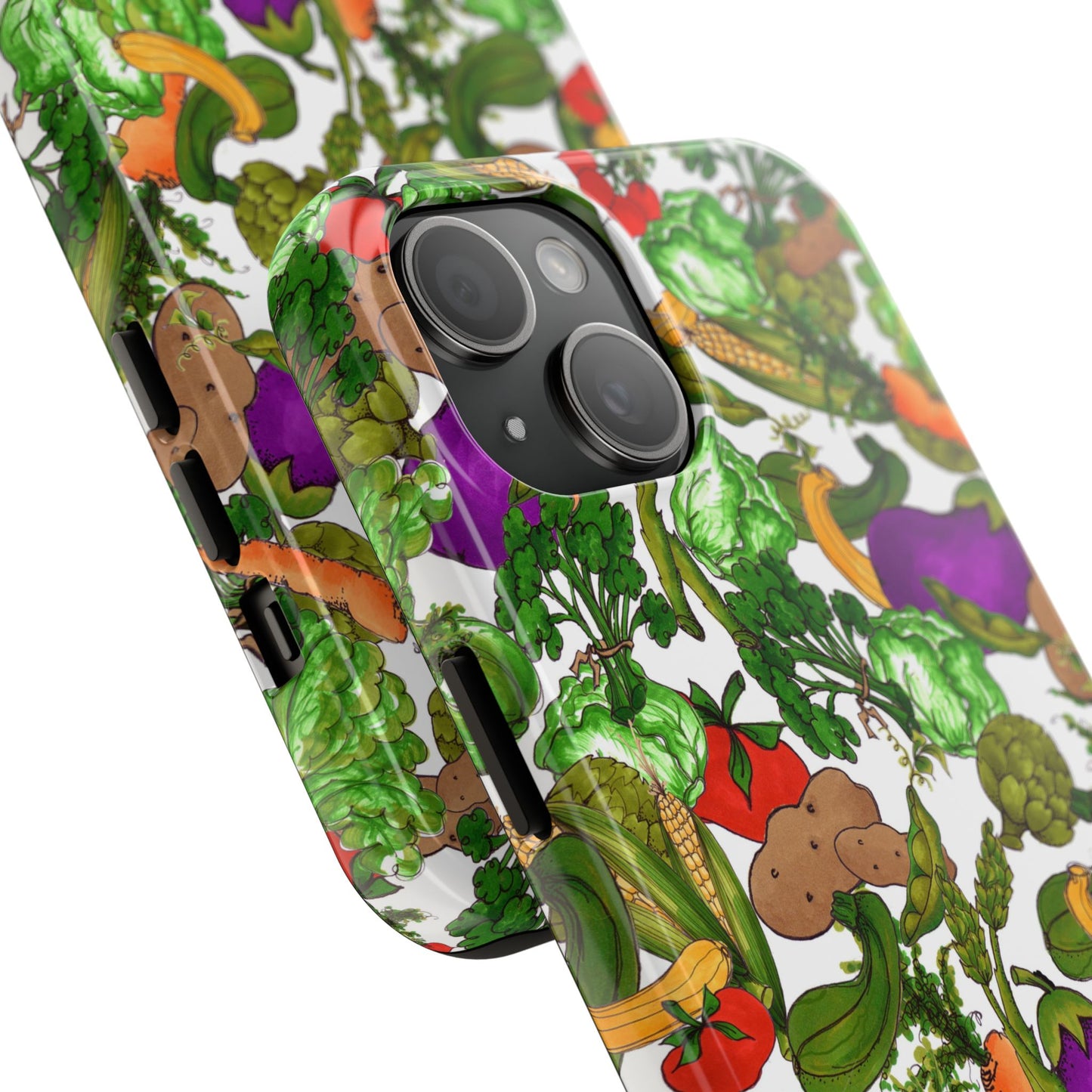 Veggie Jungle White Phone Case