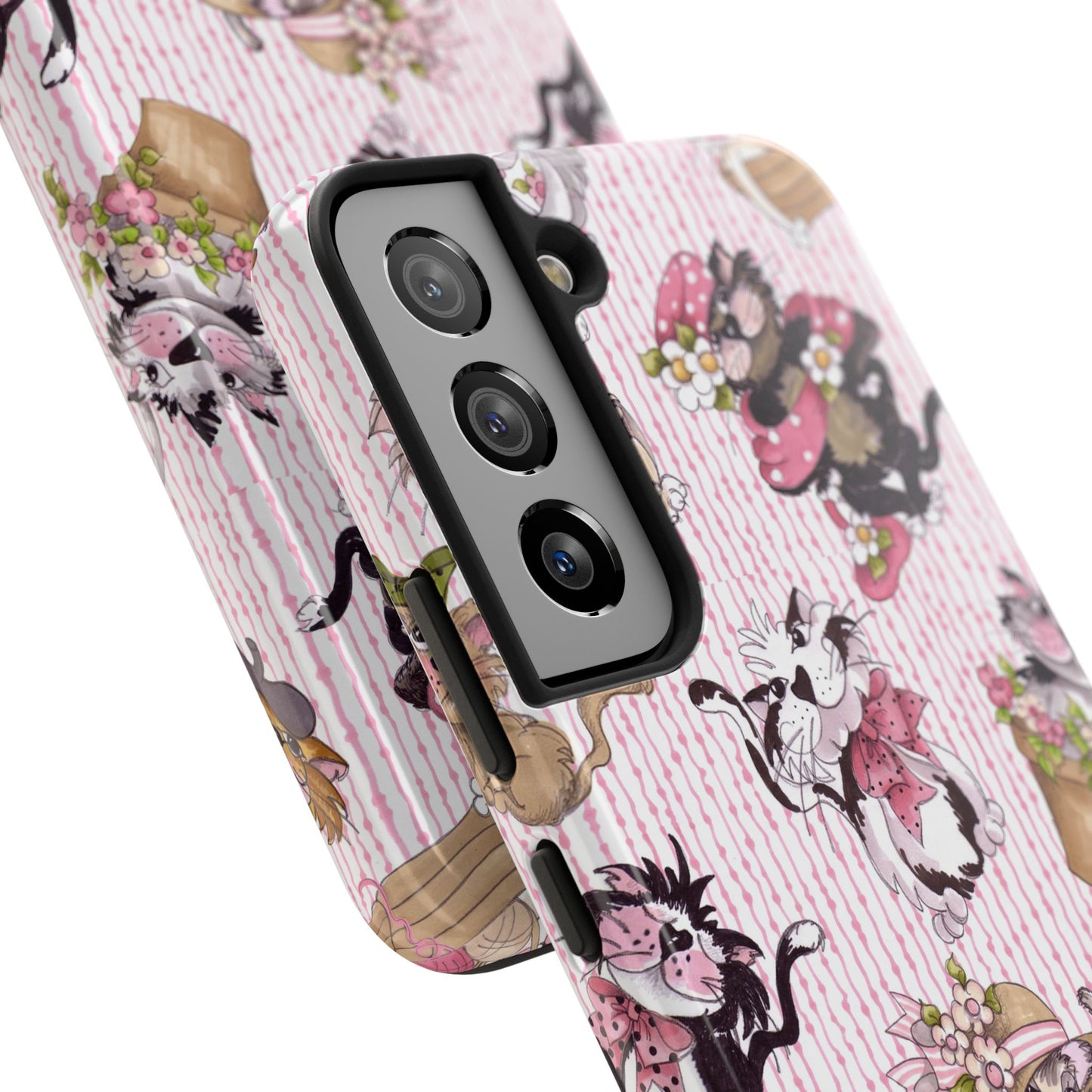 Fancy Cats Pink Phone Case