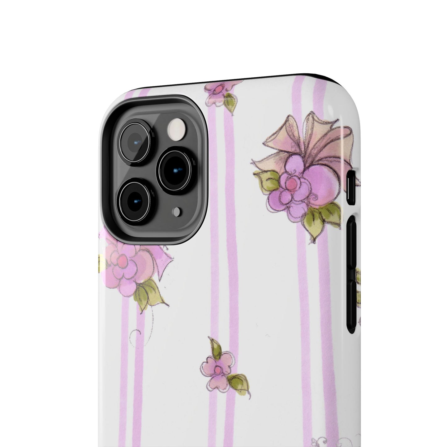 Flower Model Flower Stripe Phone Case