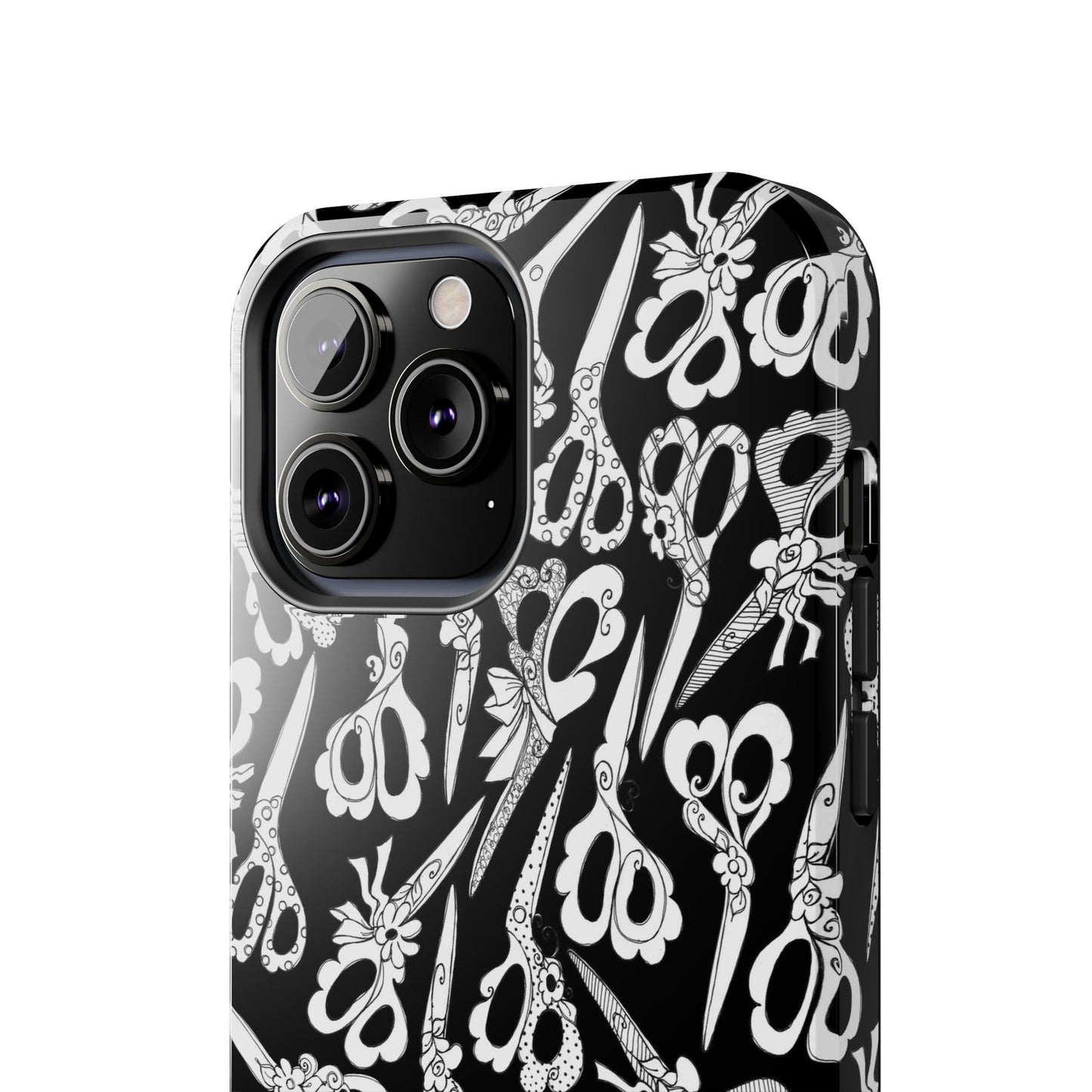 Scissor Blizzard Black Phone Case