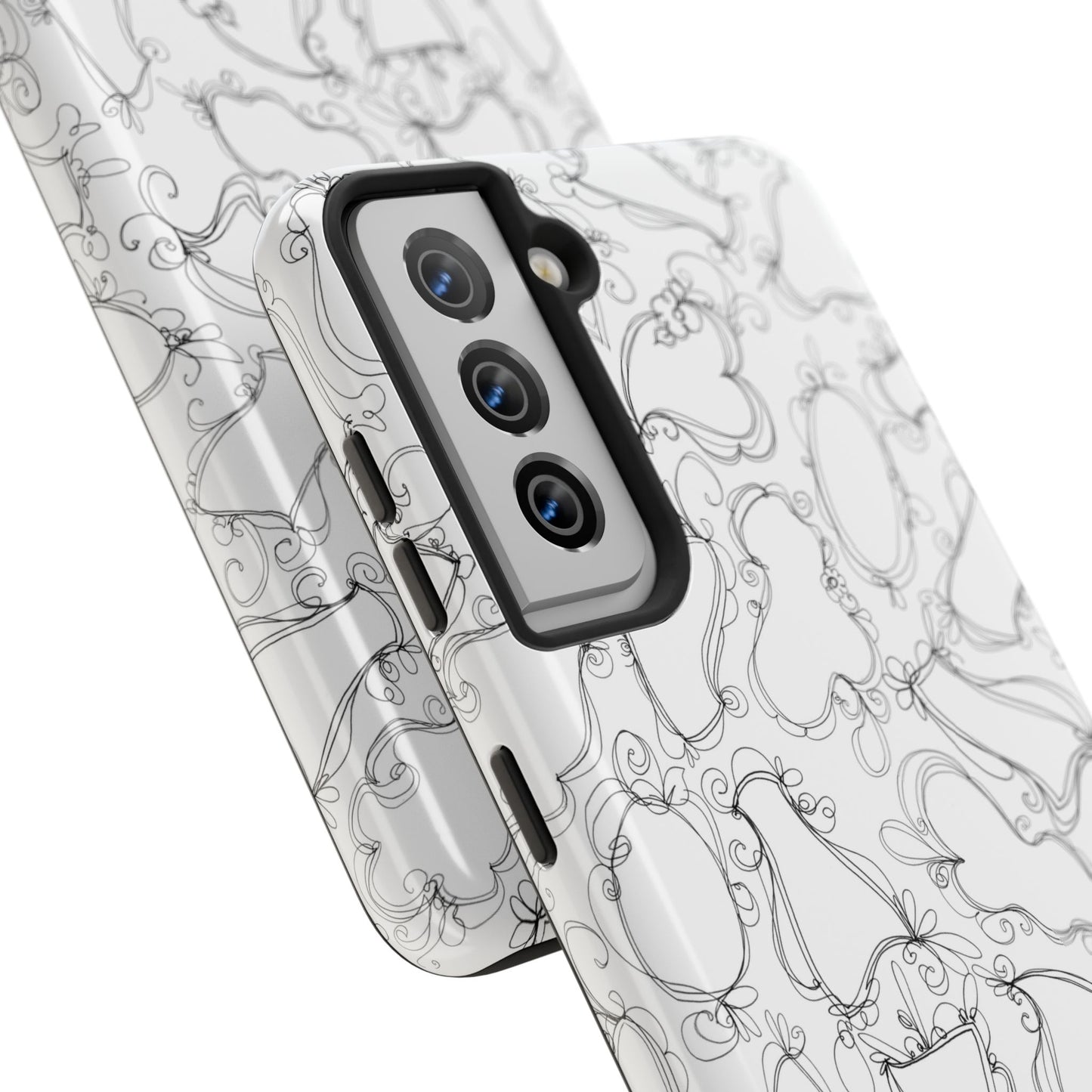 Frames White / Black Phone Case