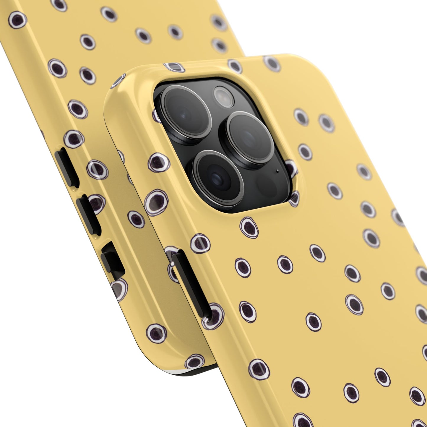Halo Dots Yellow Phone Case